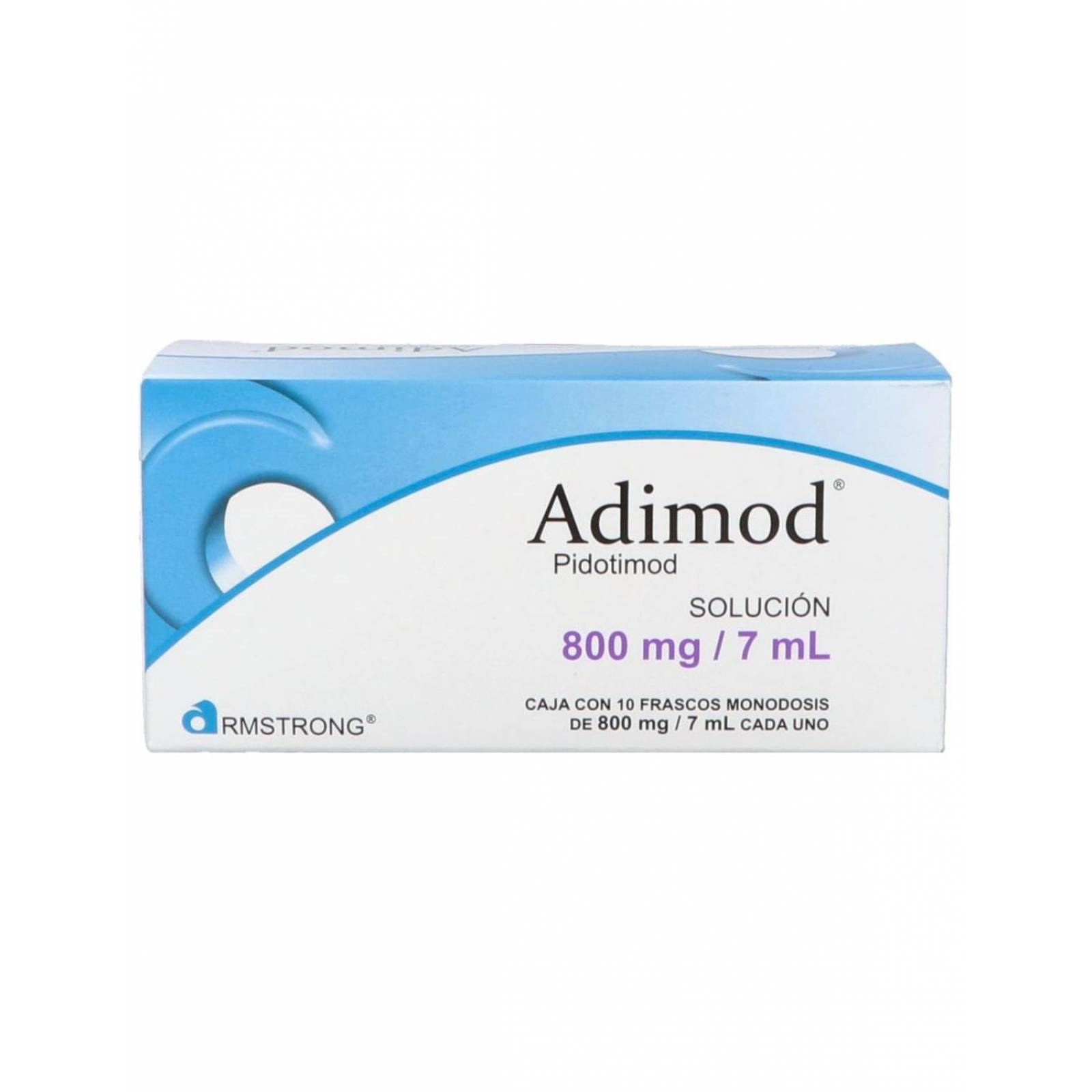Adimod Solución 800 mg Caja Con 10 Frascos De 7 mL 