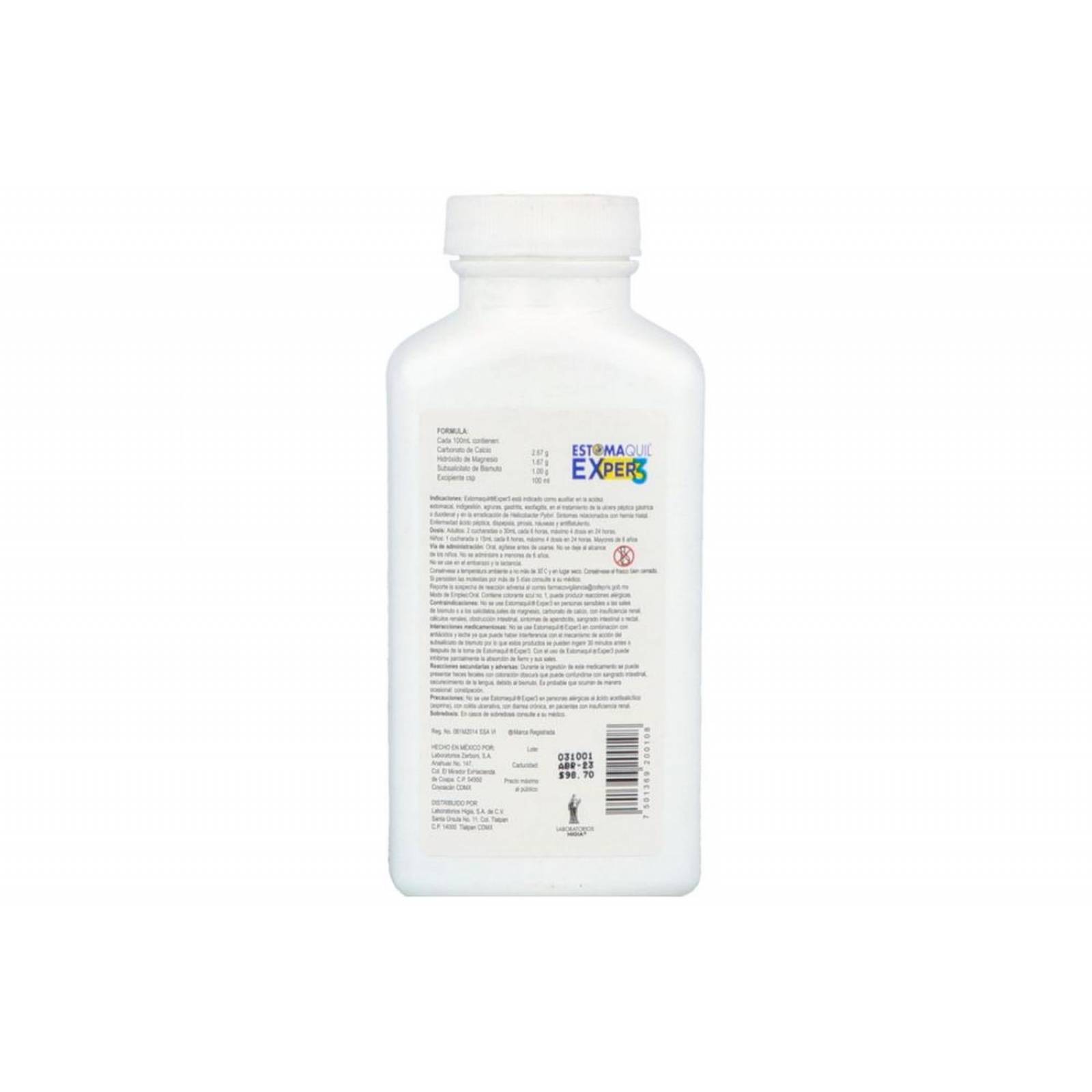 Estomaquil Exper Suspensión Caja Con Frasco Con 240 mL 