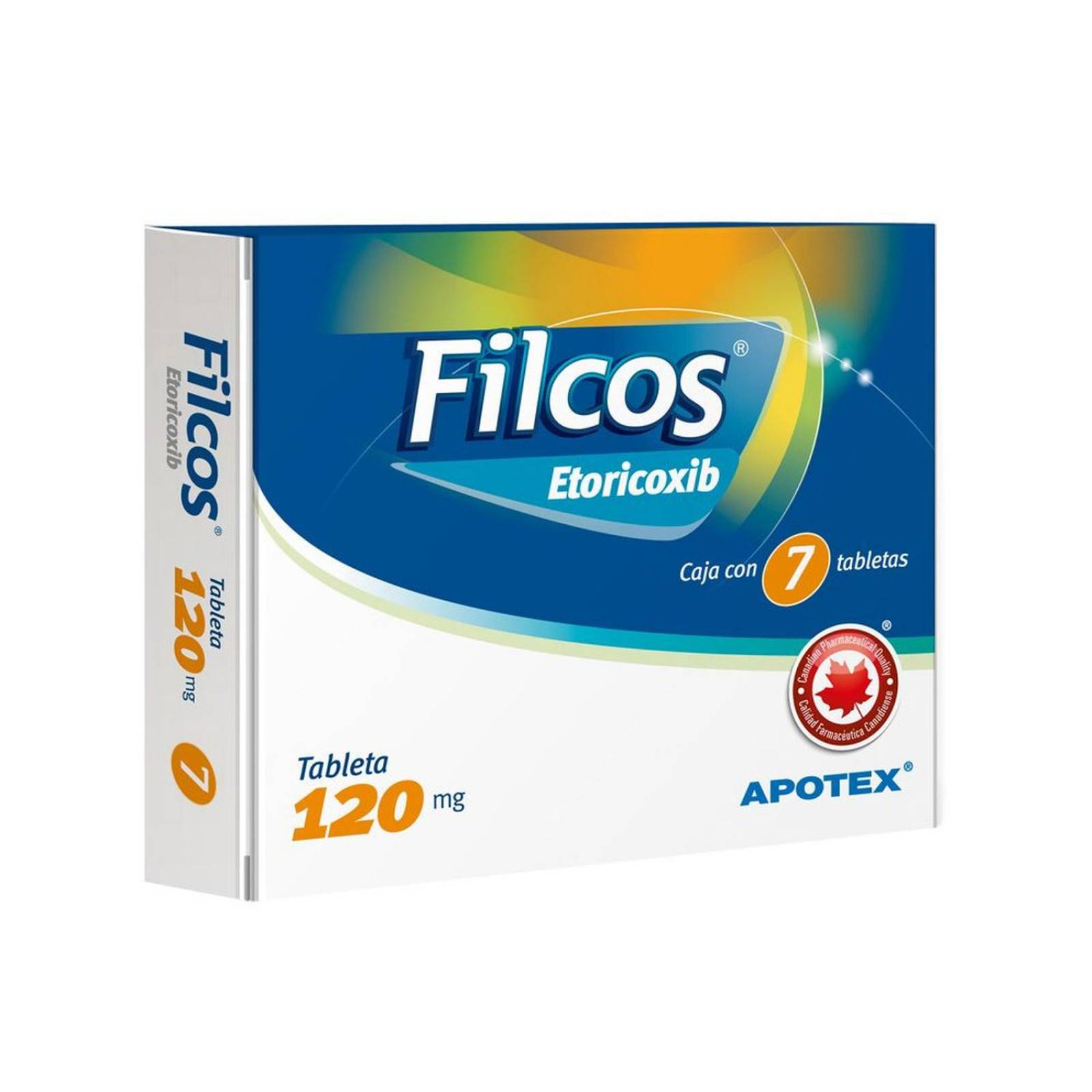 Filcos 120 mg Caja Con Blíster Con 7 Tabletas 