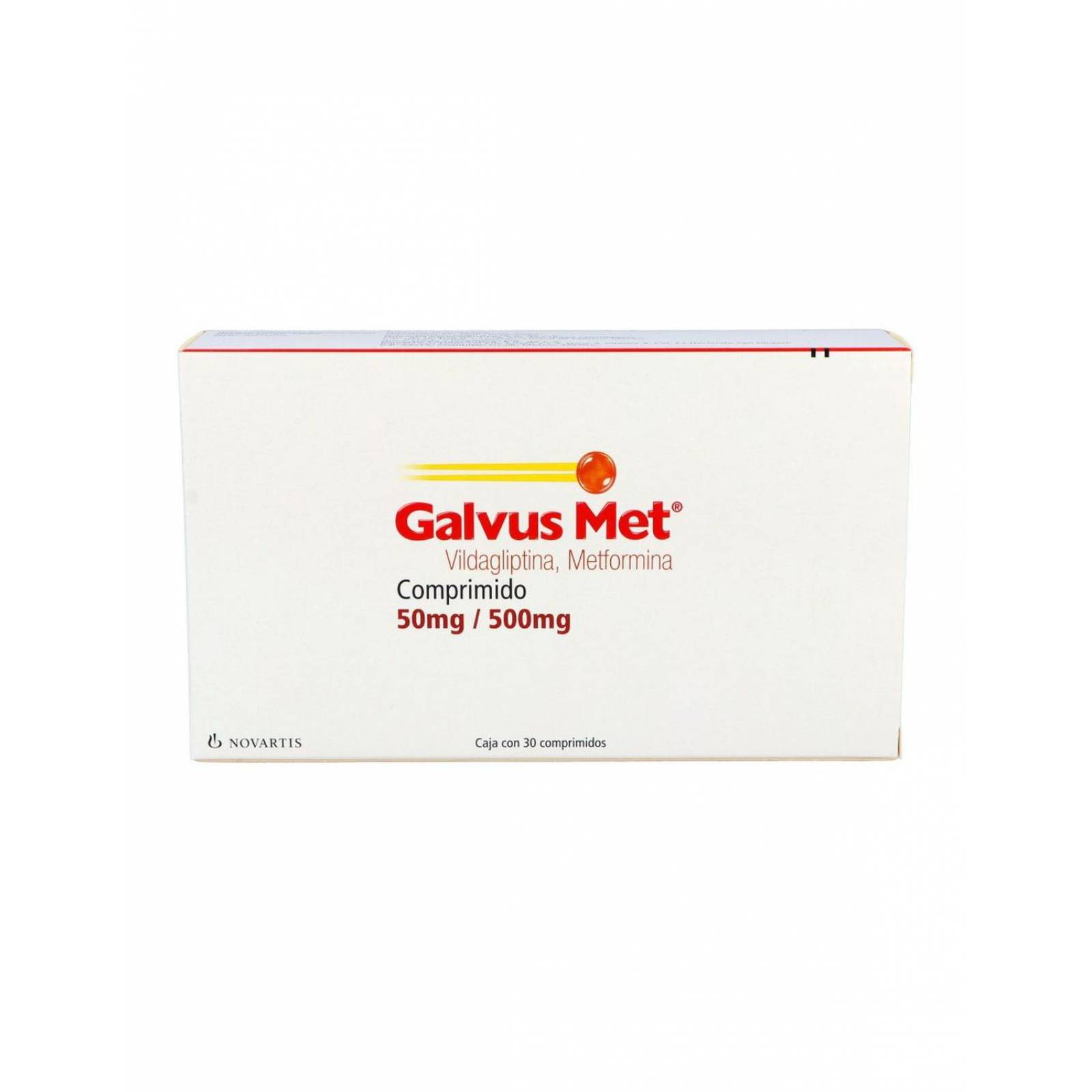 Galvus Met 50 mg /500 mg Caja Con 30 Comprimidos 