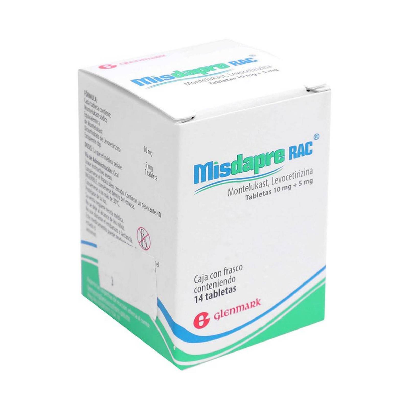 Misdapre Rac 10 / 5 mg Caja Con Frasco Con 14 Tabletas 
