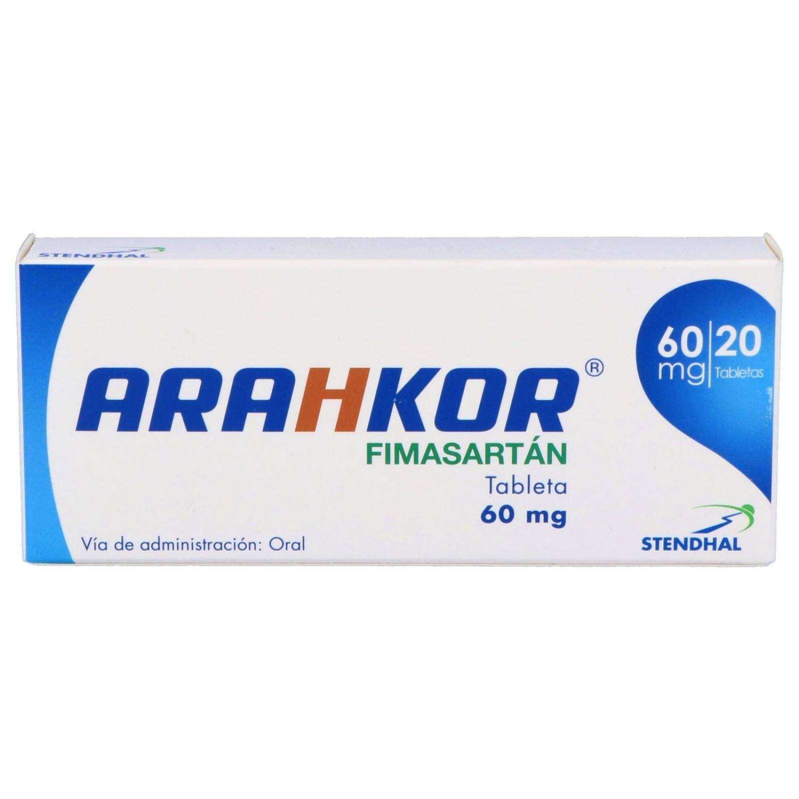 Arahkor 60 mg Caja Con 20 Tabletas 