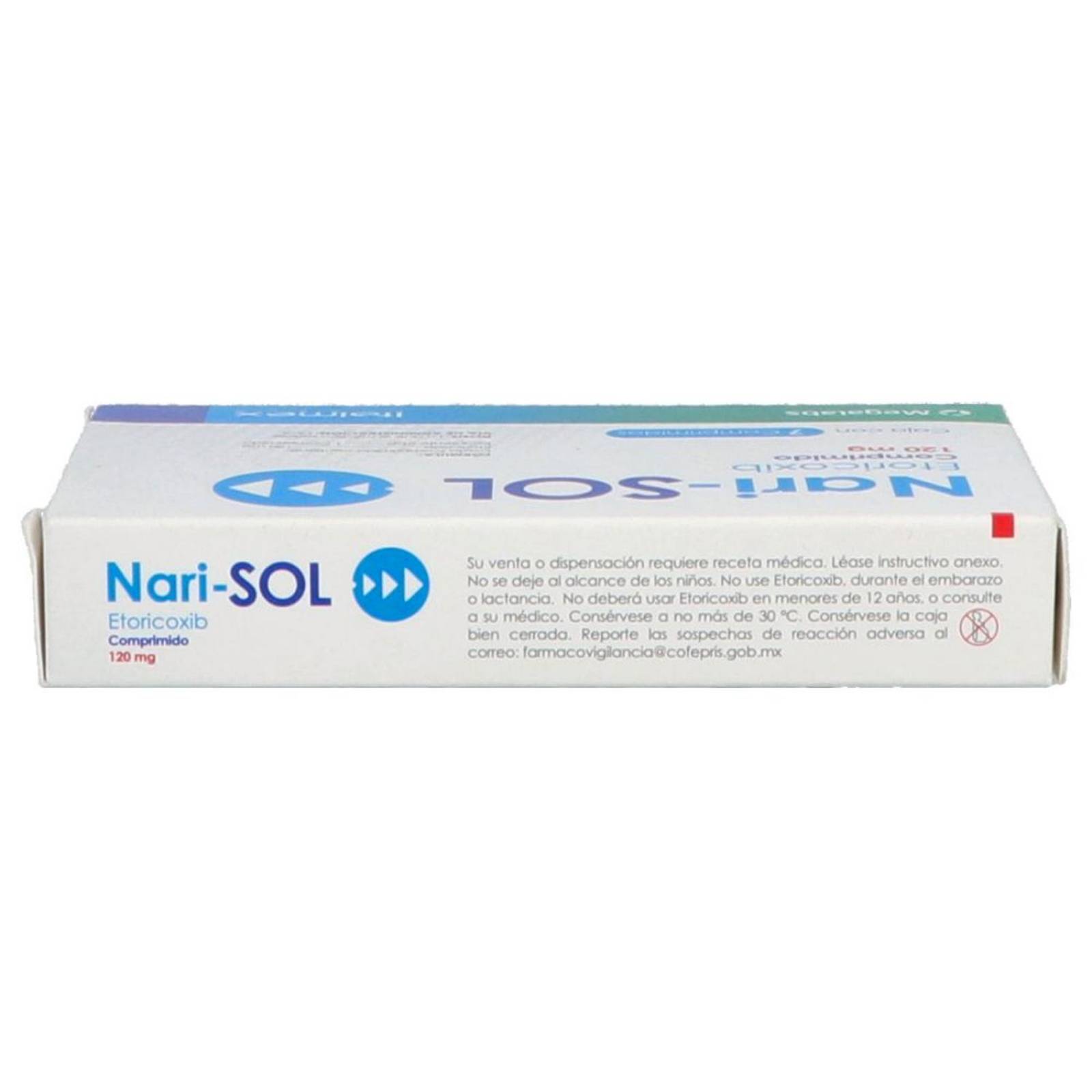 Narisol 120 mg Caja Con 7 Comprimidos 