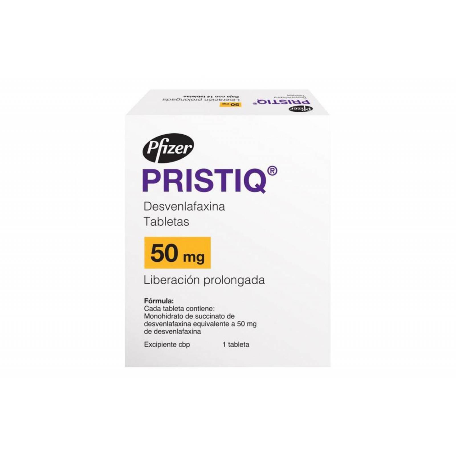 Pristiq 50 mg Caja Con 14 Tabletas 