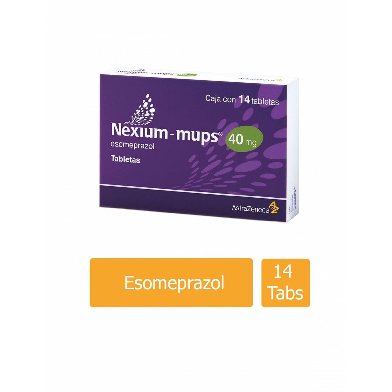 Nexium Mups 40 mg Caja Con 14 Tabletas 