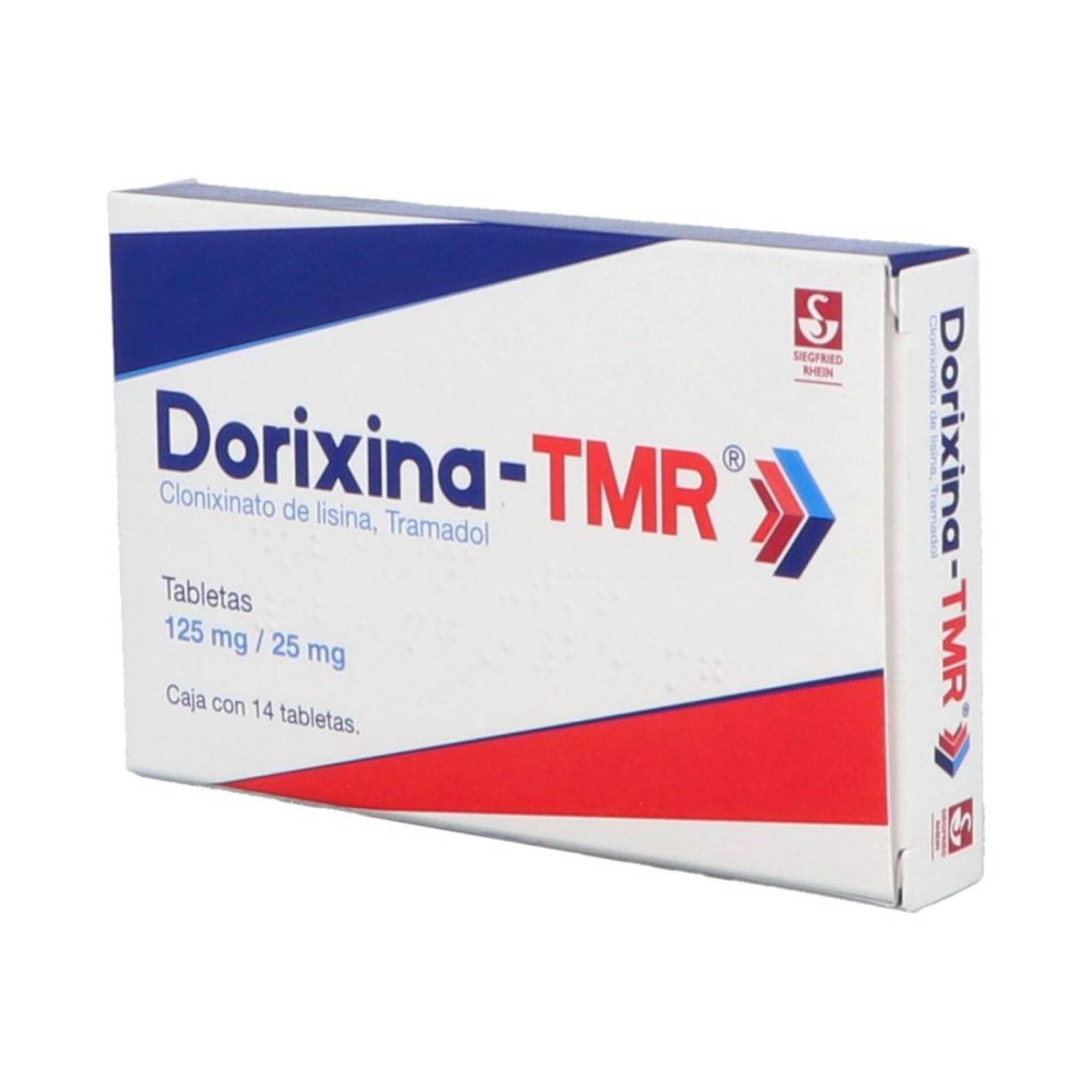 Dorixina Tmr 125 mg / 25 mg Caja Con 14 Tabletas 