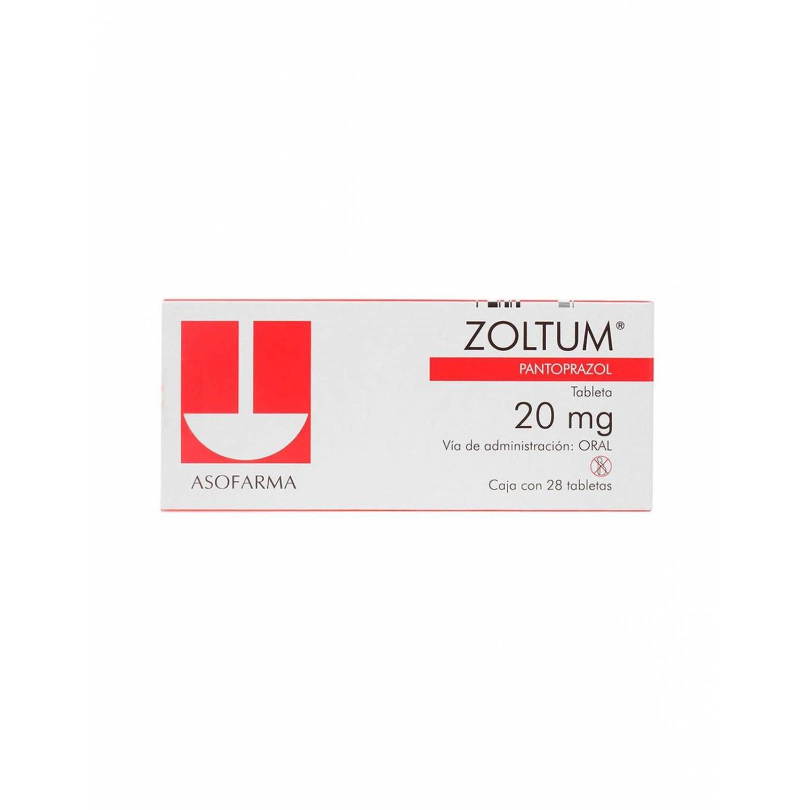Zoltum 20 mg Caja Con 28 Tabletas 