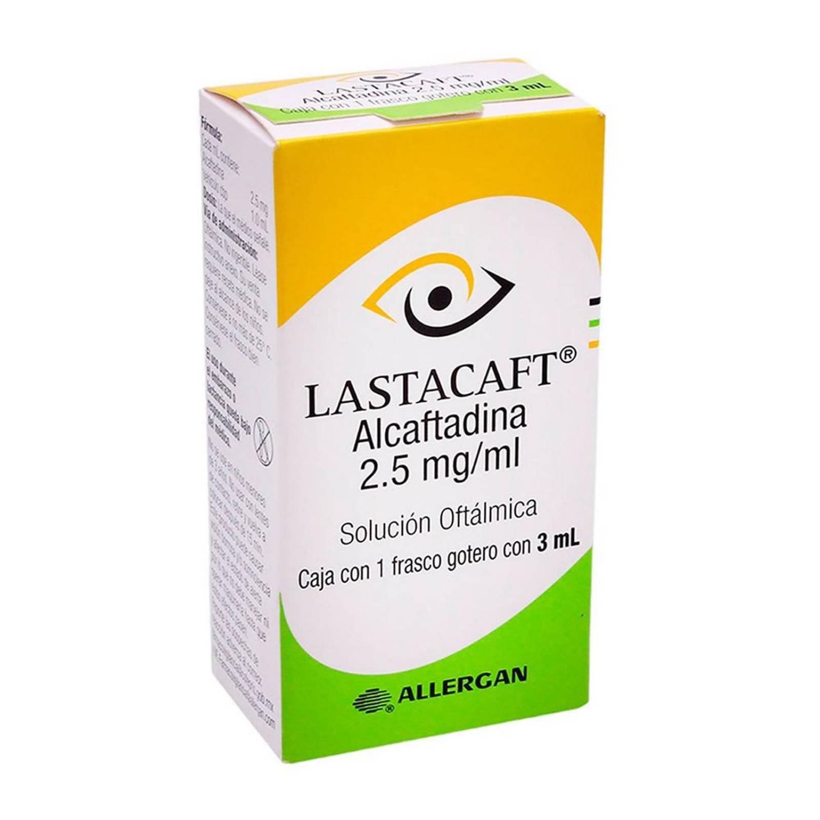 Lastacaft 2.5 mg / mL Caja Con Frasco Con 3 mL 