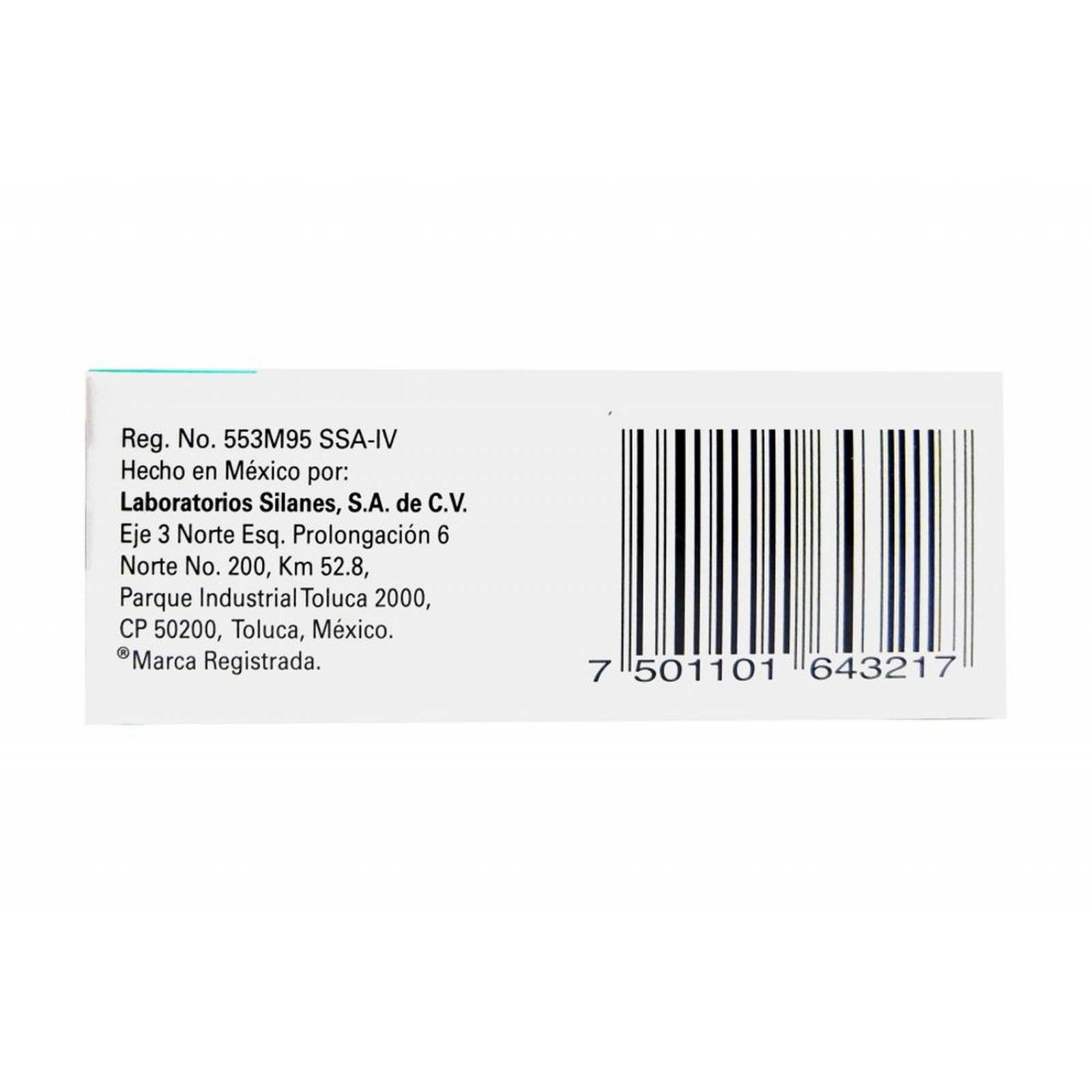 Sil Norboral 5 mg/1000 mg Caja Con 40 Tabletas 