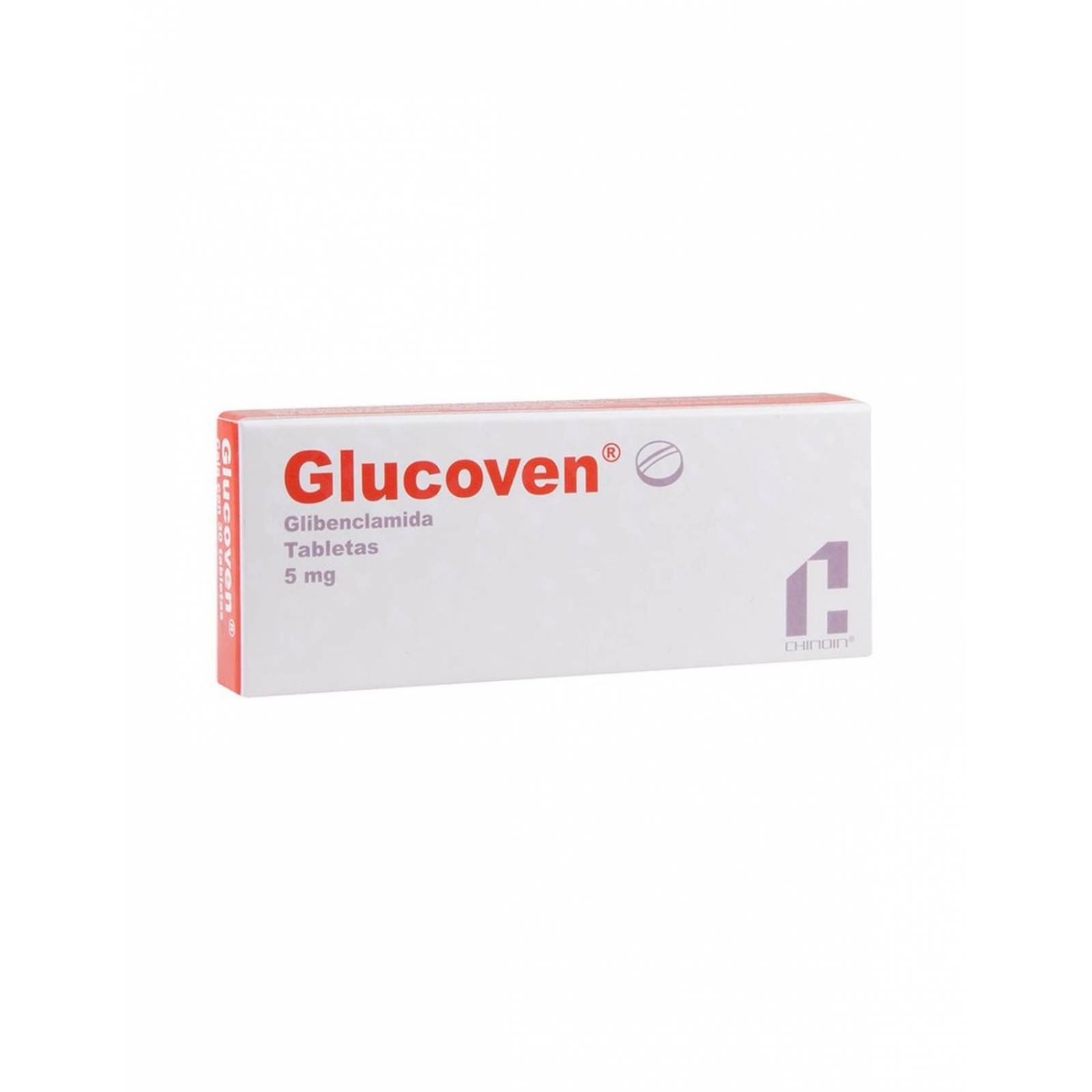 Glucoven 5 mg Caja Con 30 Tabletas 