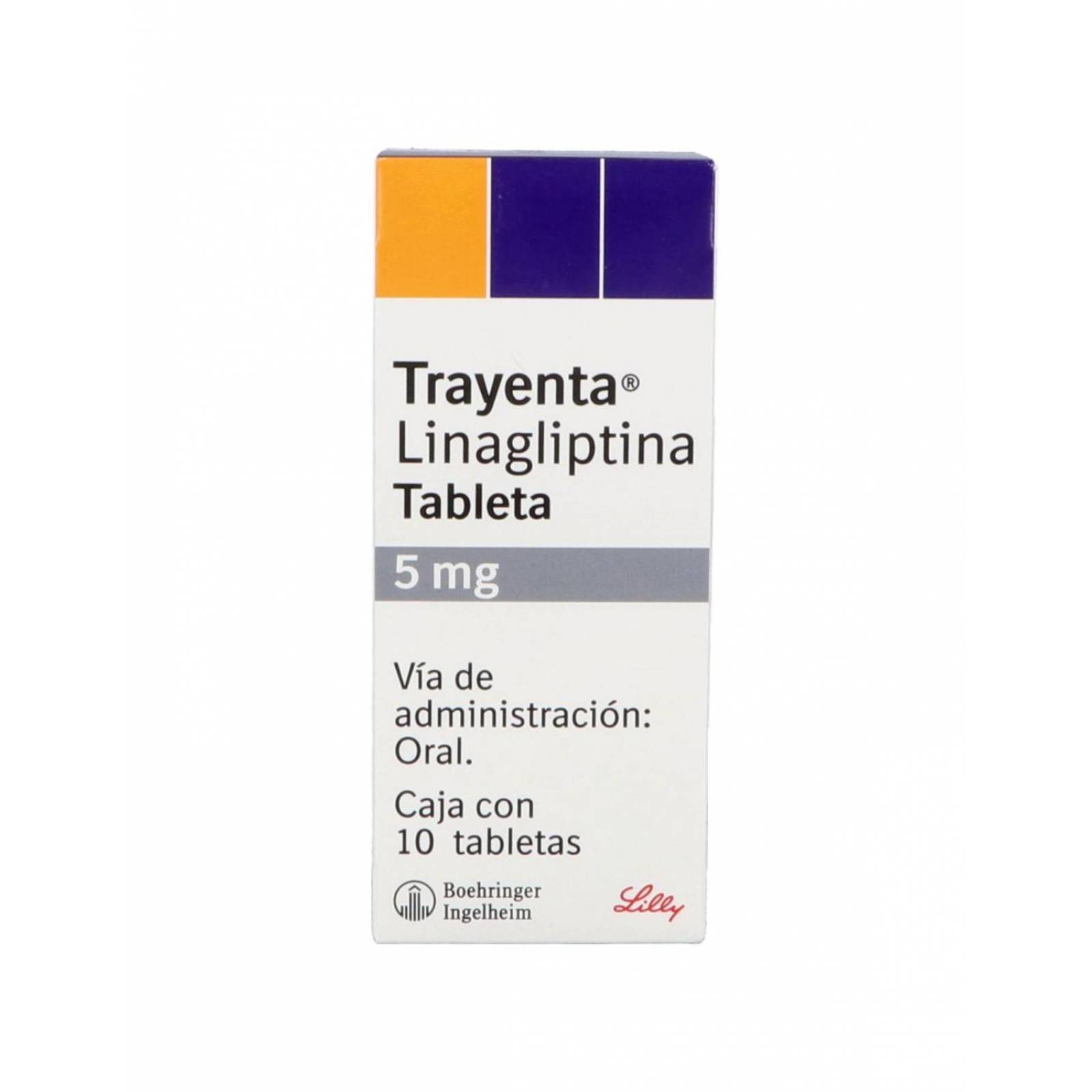 Trayenta 5 mg Caja Con 10 Tabletas 