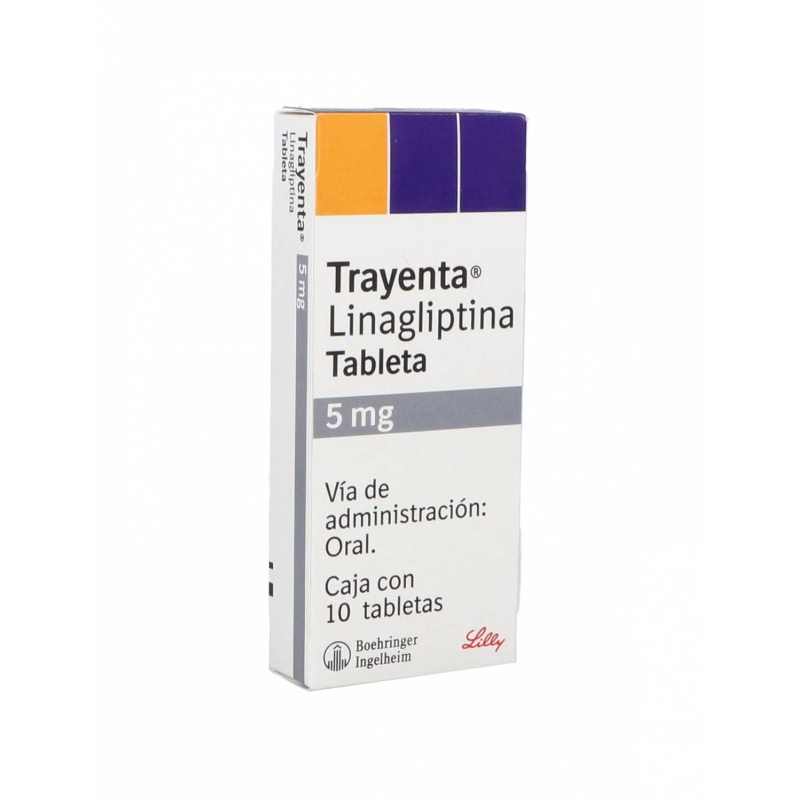 Trayenta 5 mg Caja Con 10 Tabletas 