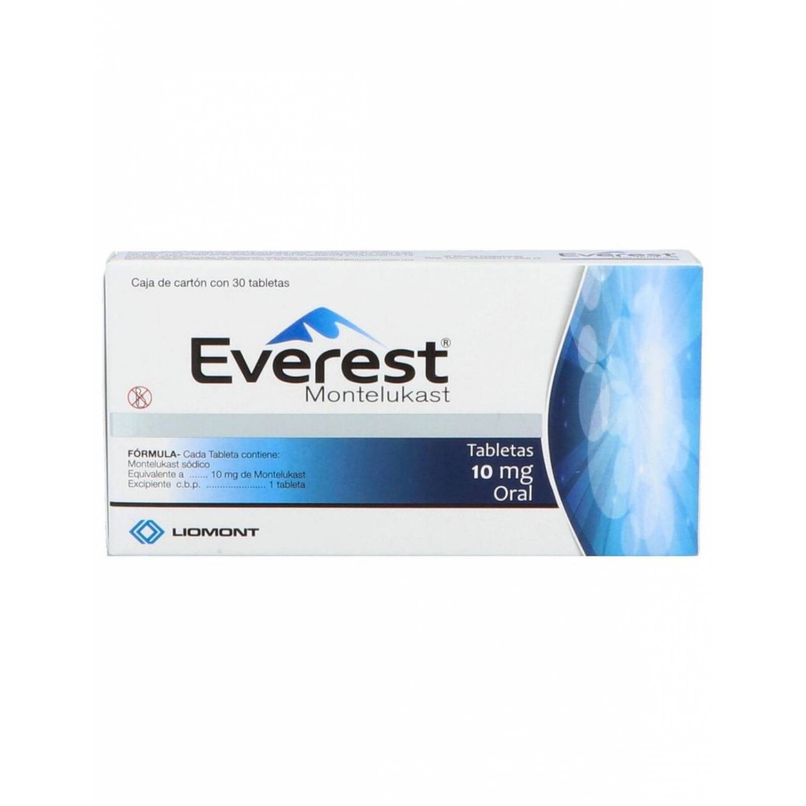 Everest 10 mg Caja Con 30 Tabletas 