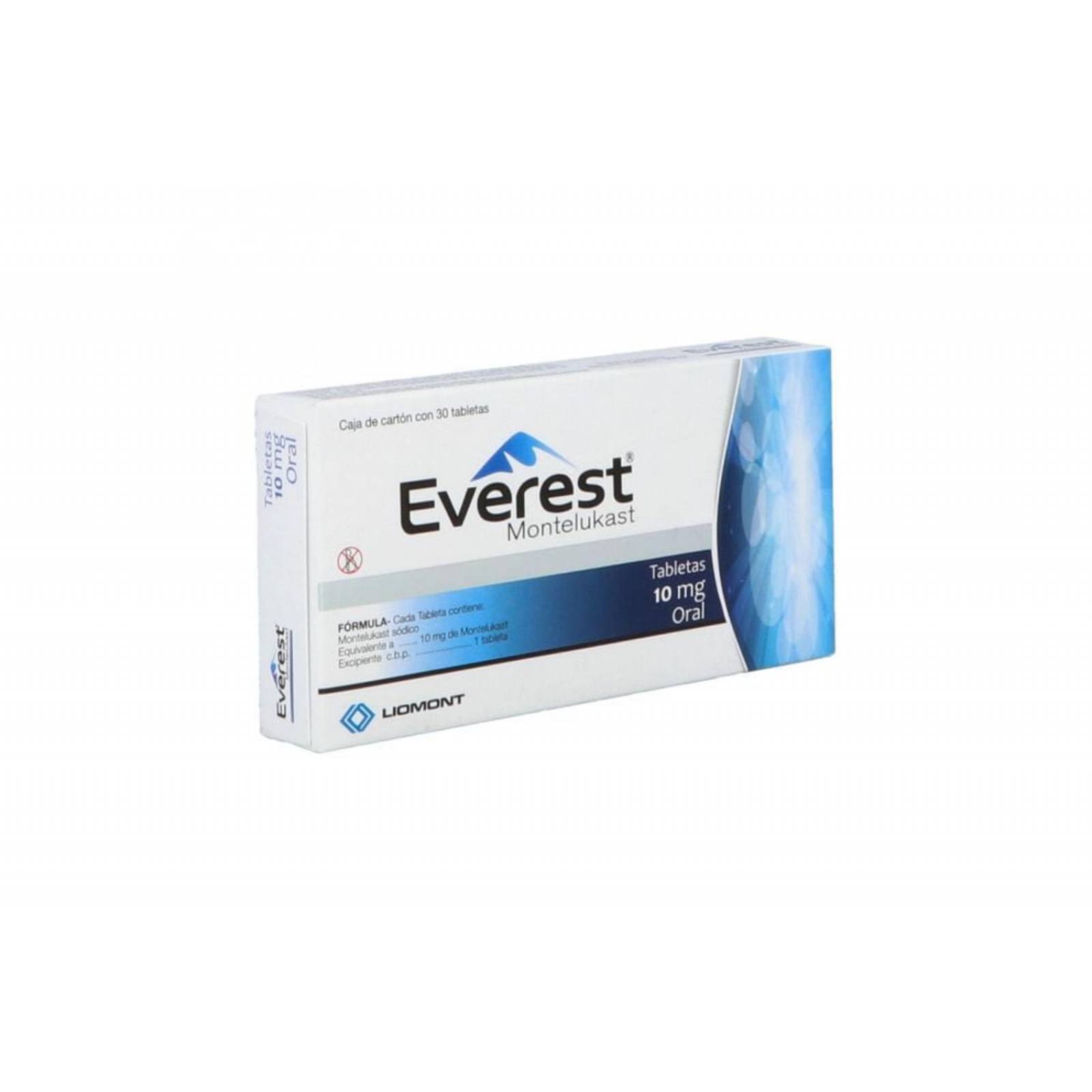 Everest 10 mg Caja Con 30 Tabletas 