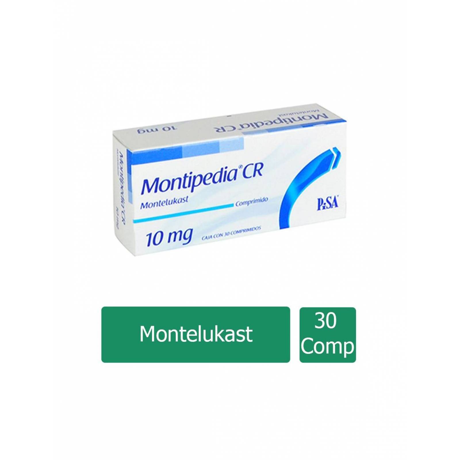 Montipedia CR 10 mg Caja Con 30 Comprimidos 