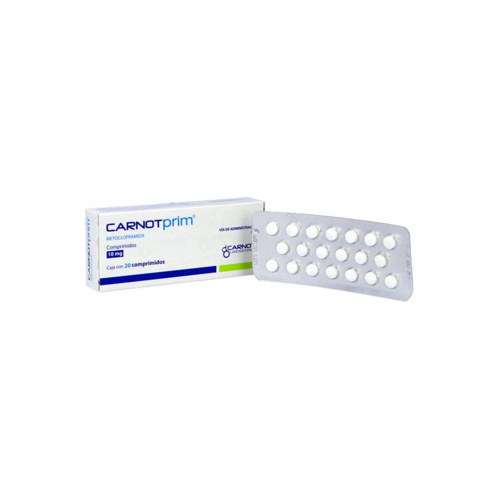 Carnotprim 10 mg Caja Con 20 Comprimidos 