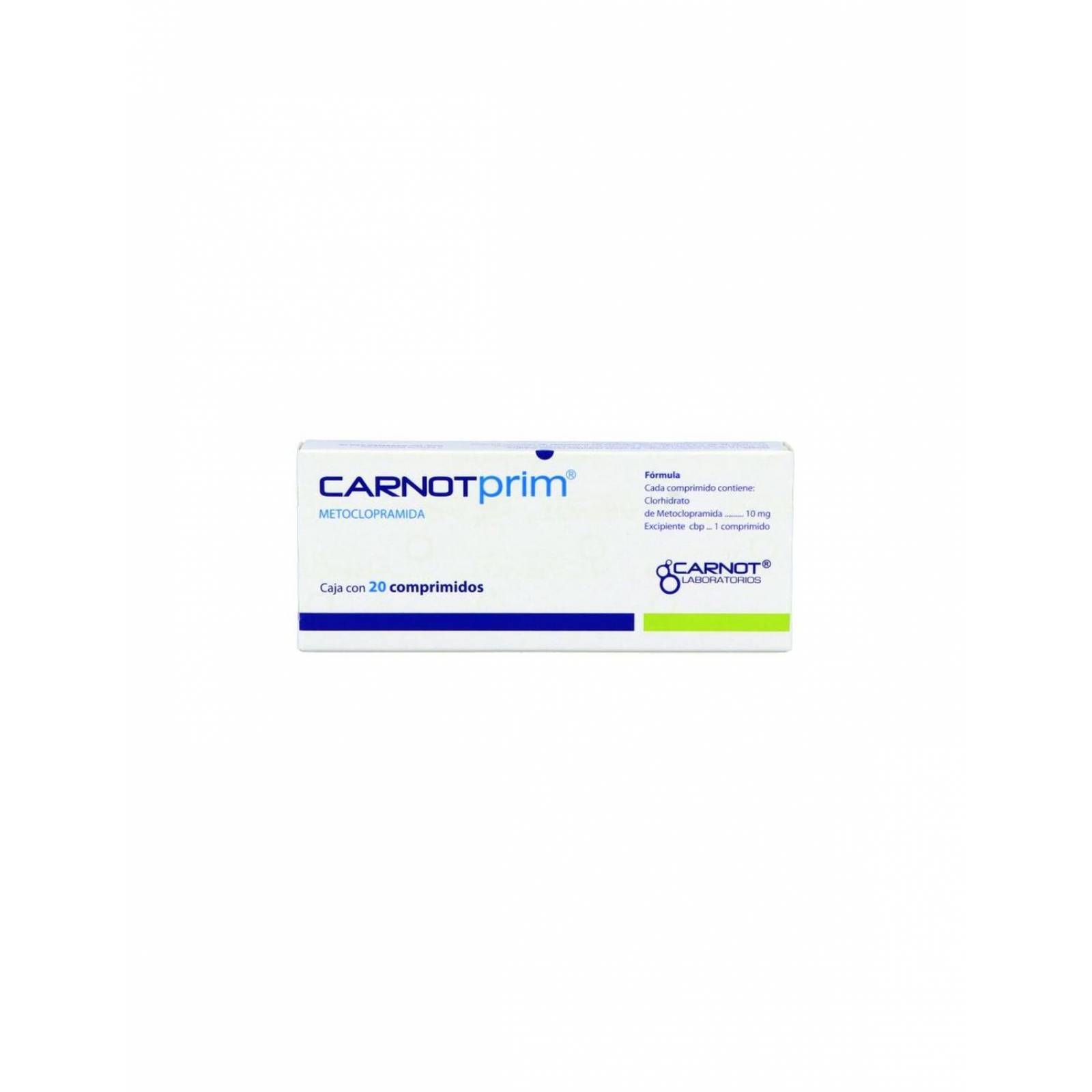 Carnotprim 10 mg Caja Con 20 Comprimidos 