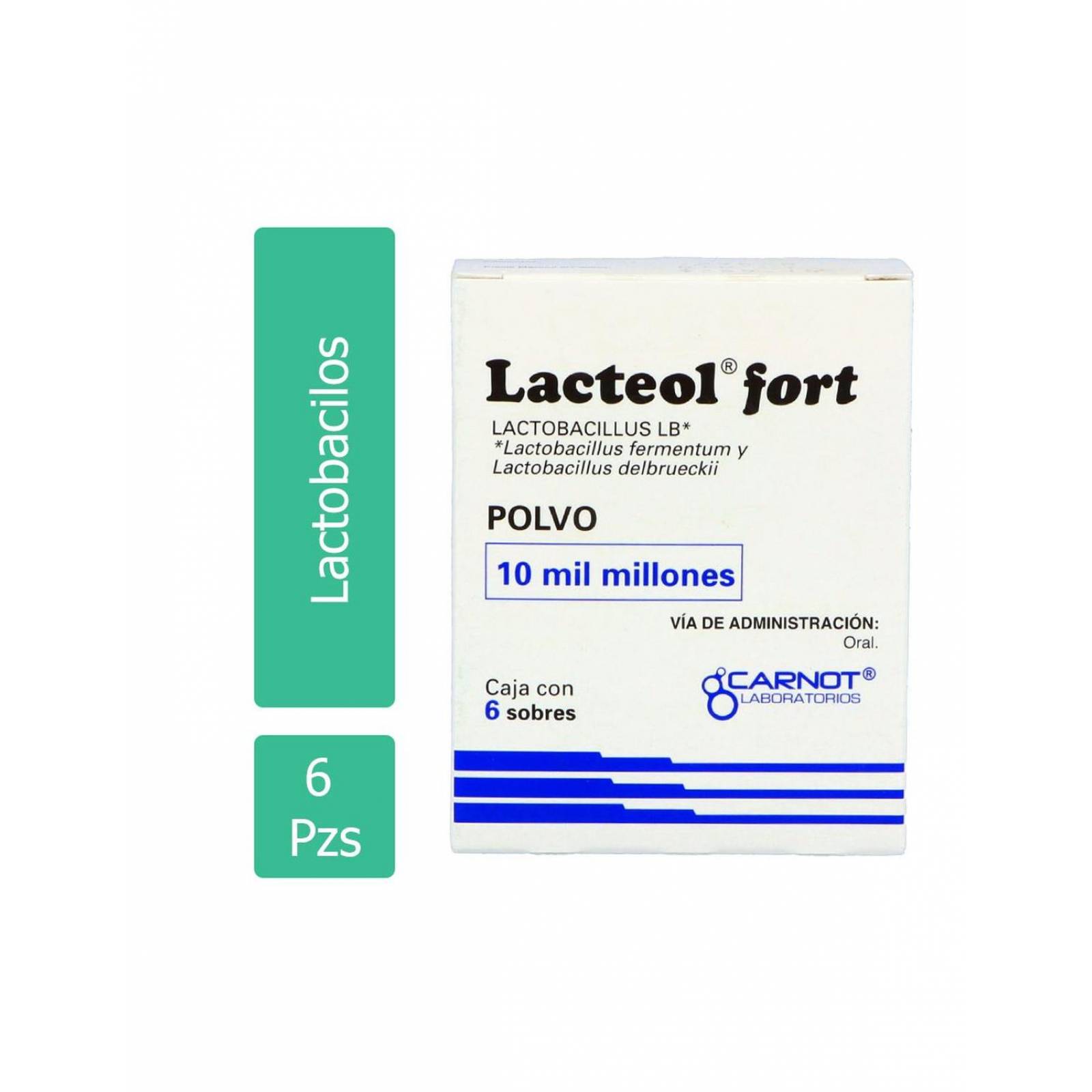 Lacteol Fort 10.000 M.U.I. Caja Con 6 Sobres 