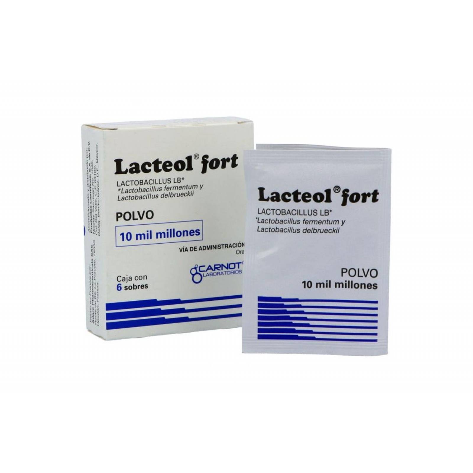 Lacteol Fort 10.000 M.U.I. Caja Con 6 Sobres 