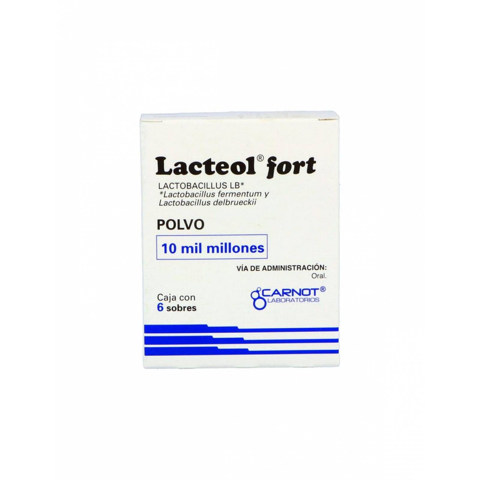 Lacteol Fort 10.000 M.U.I. Caja Con 6 Sobres 
