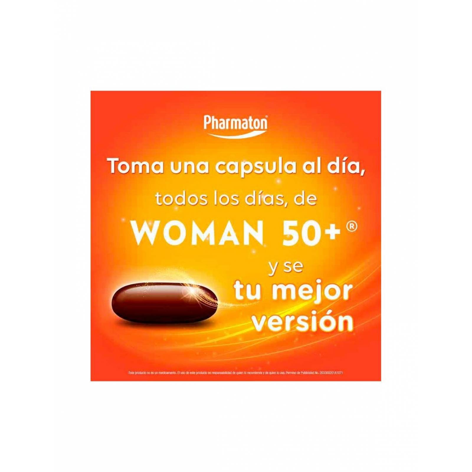 Pharmaton Woman 50+ 750 mg Caja Con 30 Cápsulas 