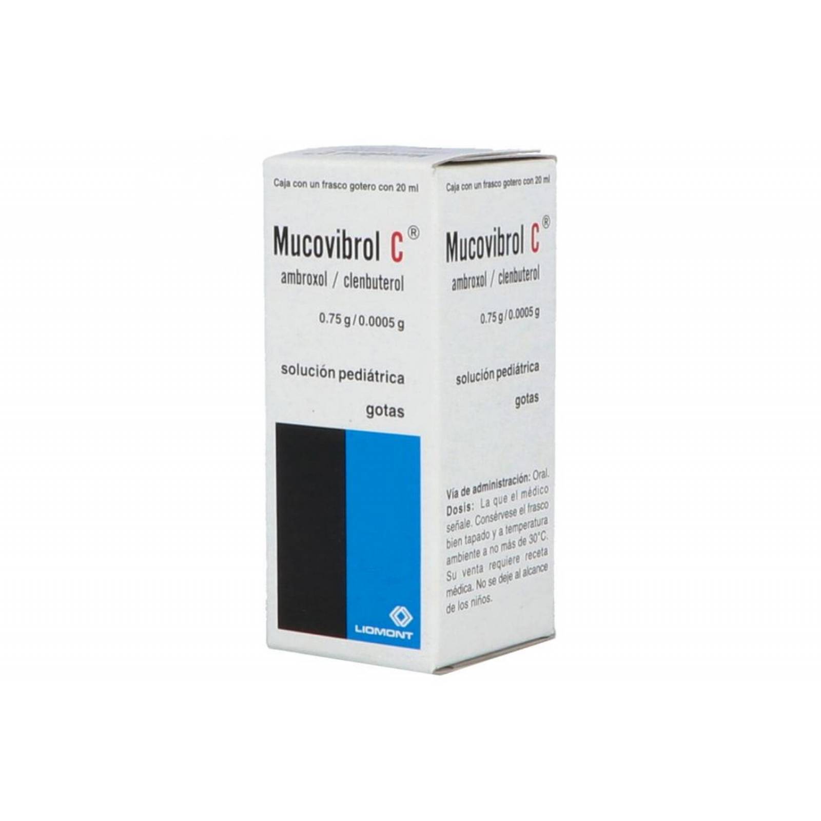 Mucovibrol C 7.5 mg/ .05 mg Caja Con Frasco Gotero Con 20 mL 