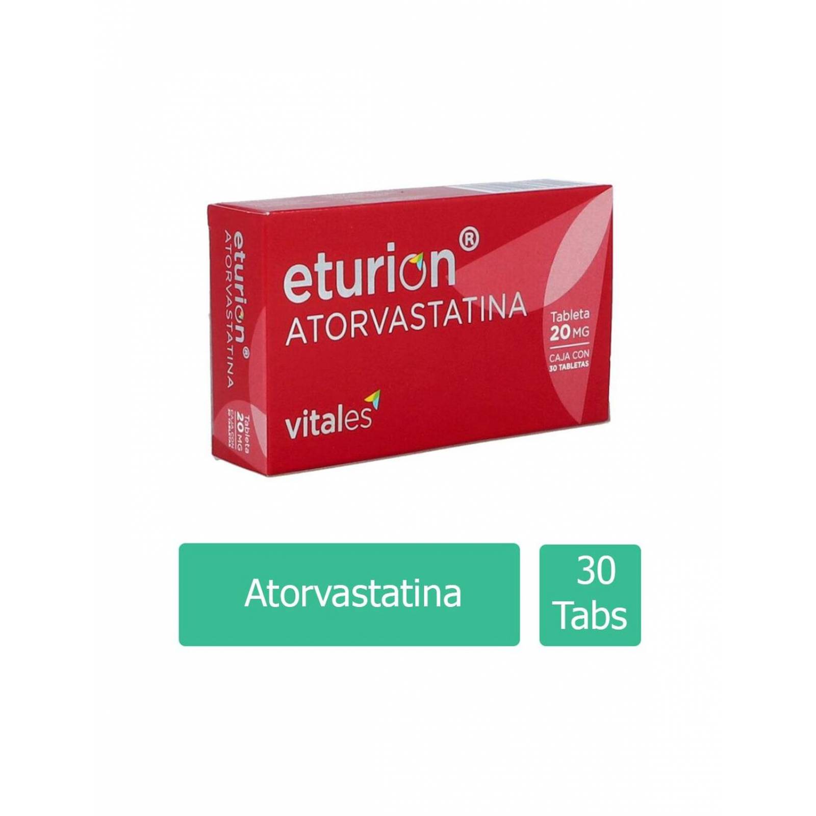 Eturion 20mg Caja Con 30 Tabletas 