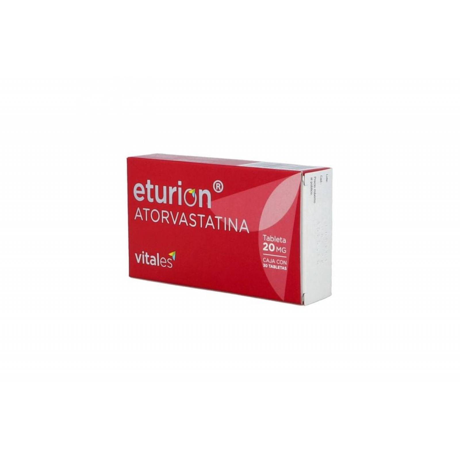 Eturion 20mg Caja Con 30 Tabletas 