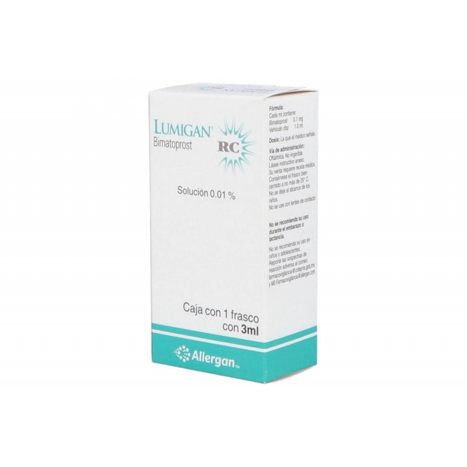 Lumigan RC 0.01 % Caja Con Frasco De 3 mL 