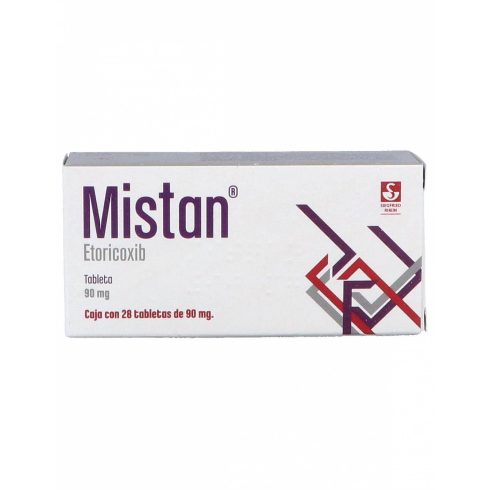Mistan 90 mg Caja Con 28 Tabletas 