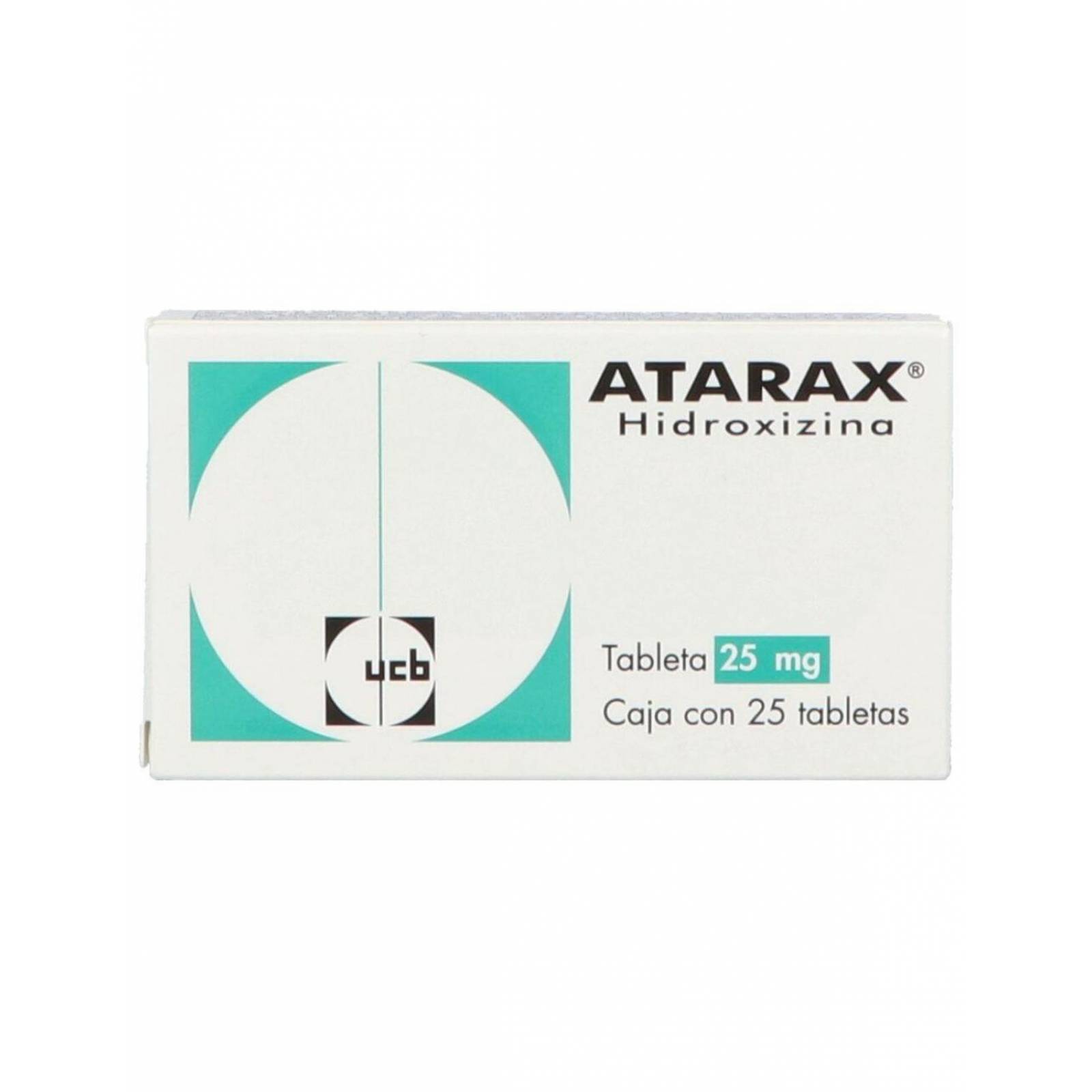 Atarax 25 mg Caja Con 25 Tabletas 