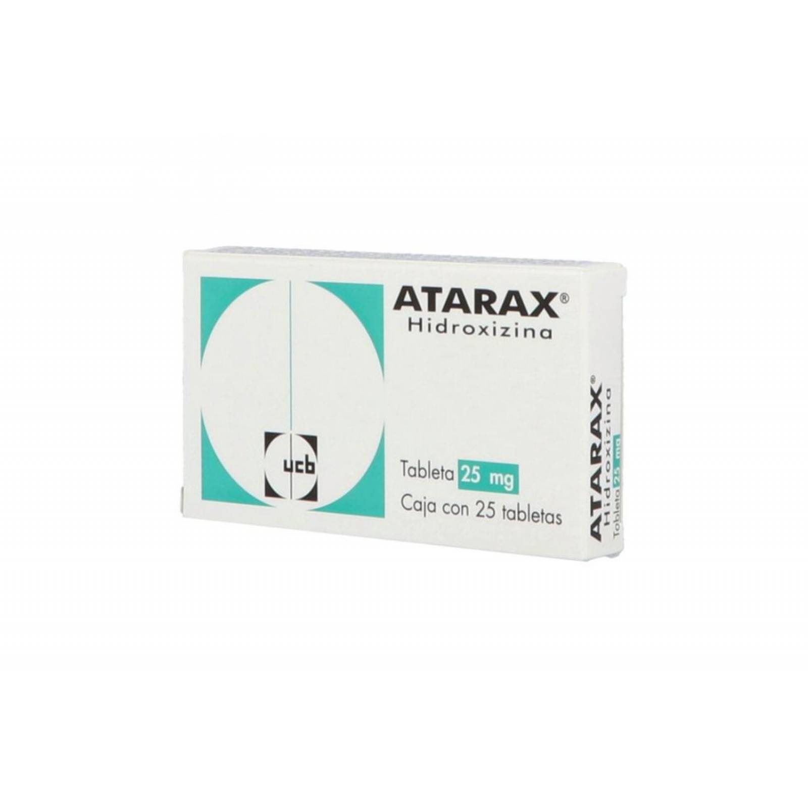 Atarax 25 mg Caja Con 25 Tabletas 