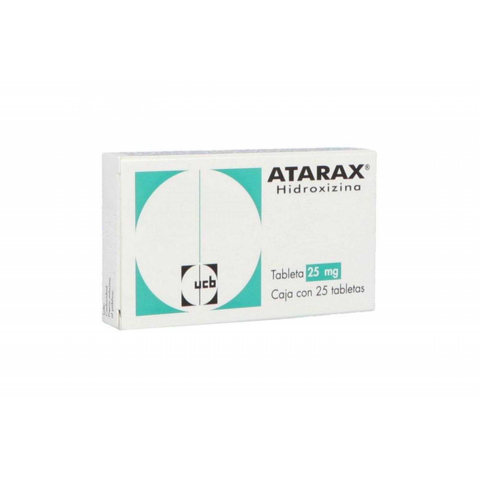 Atarax 25 mg Caja Con 25 Tabletas 