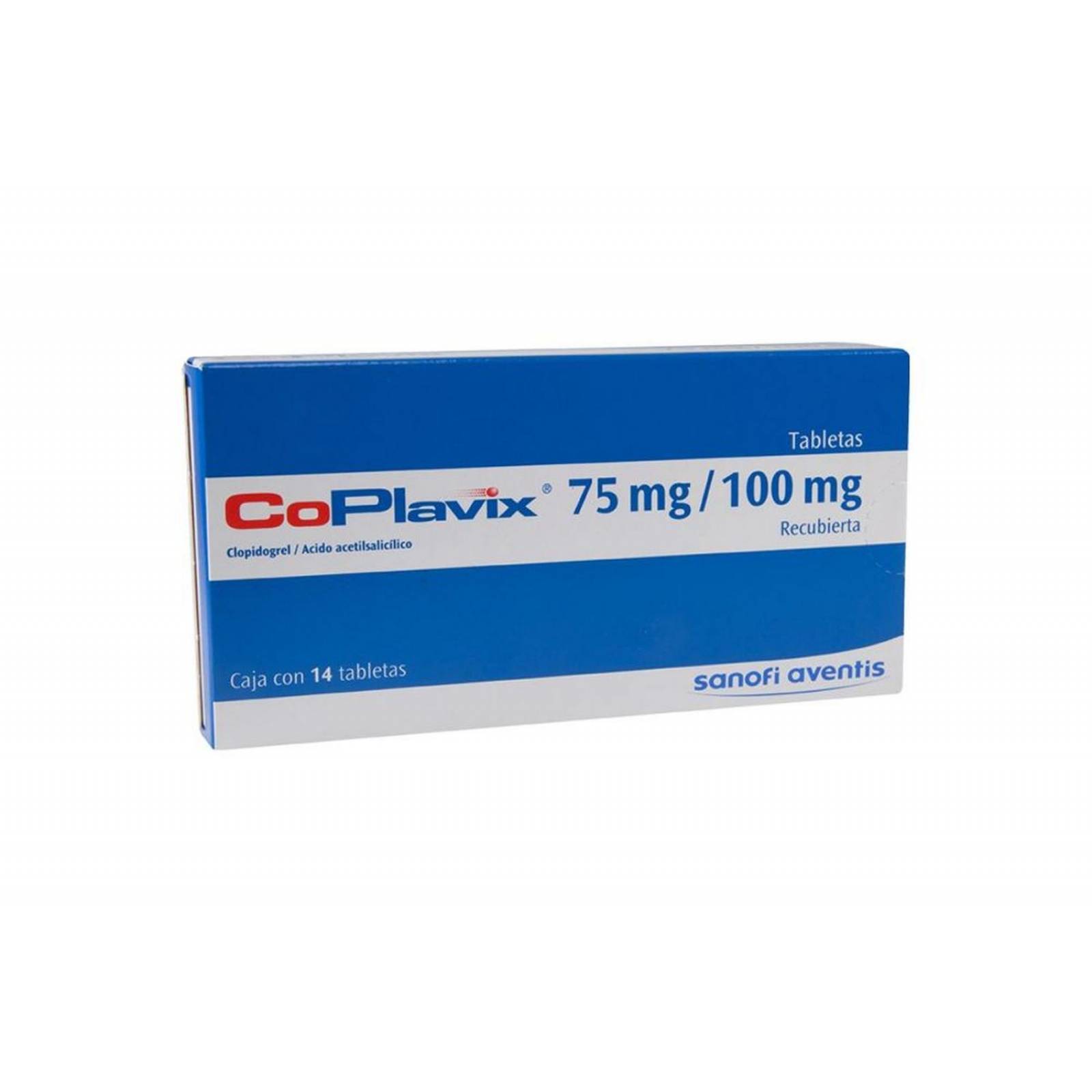 Coplavix 75mg/100mg Caja Con 14 Tabletas 