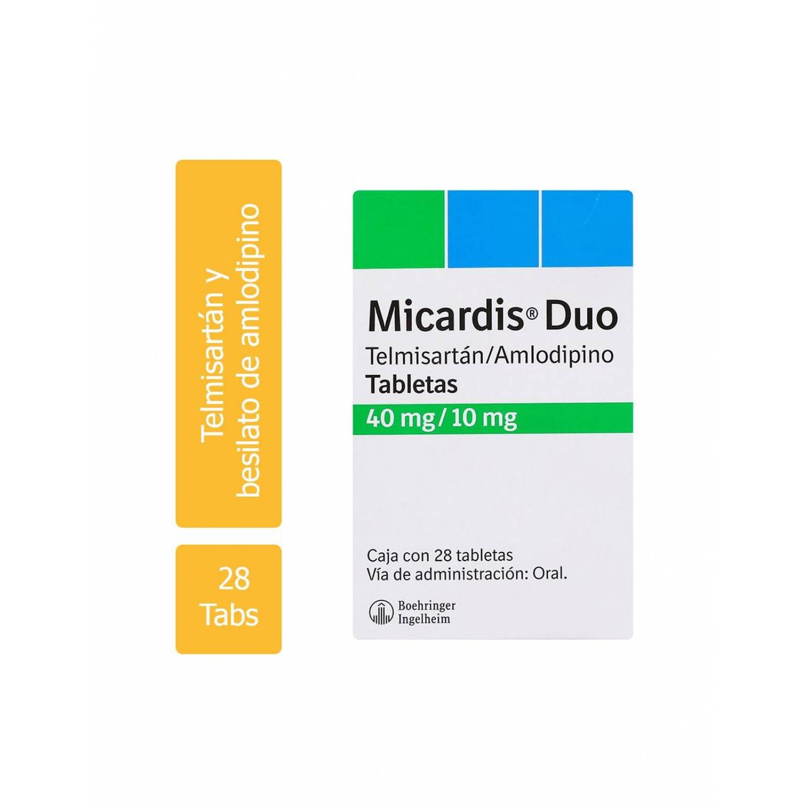 Micardis Duo 40mg/10mg Caja Con 28 Tabletas 