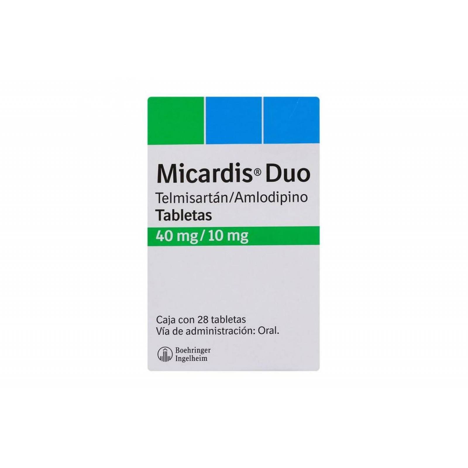 Micardis Duo 40mg/10mg Caja Con 28 Tabletas 