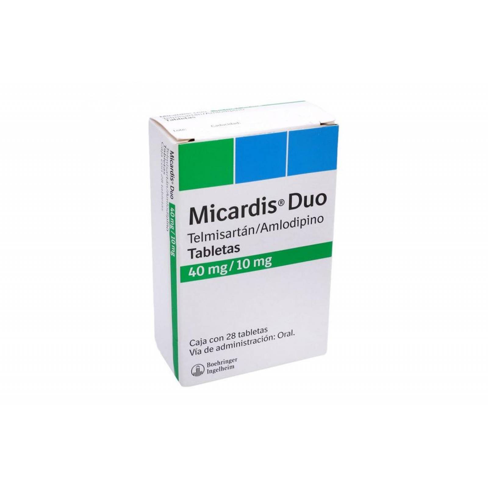 Micardis Duo 40mg/10mg Caja Con 28 Tabletas 