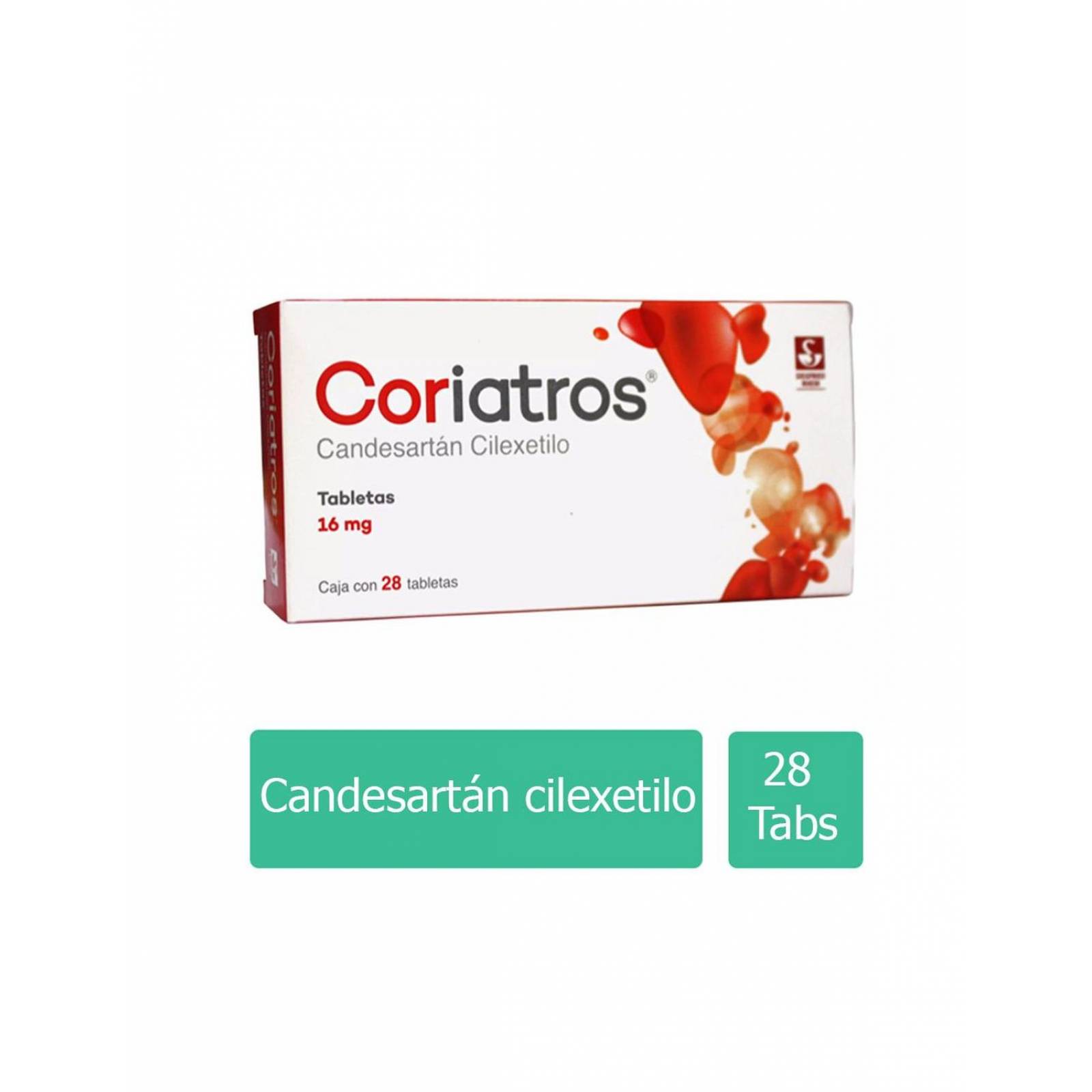 Coriatros 16 mg Caja Con 28 Tabletas 
