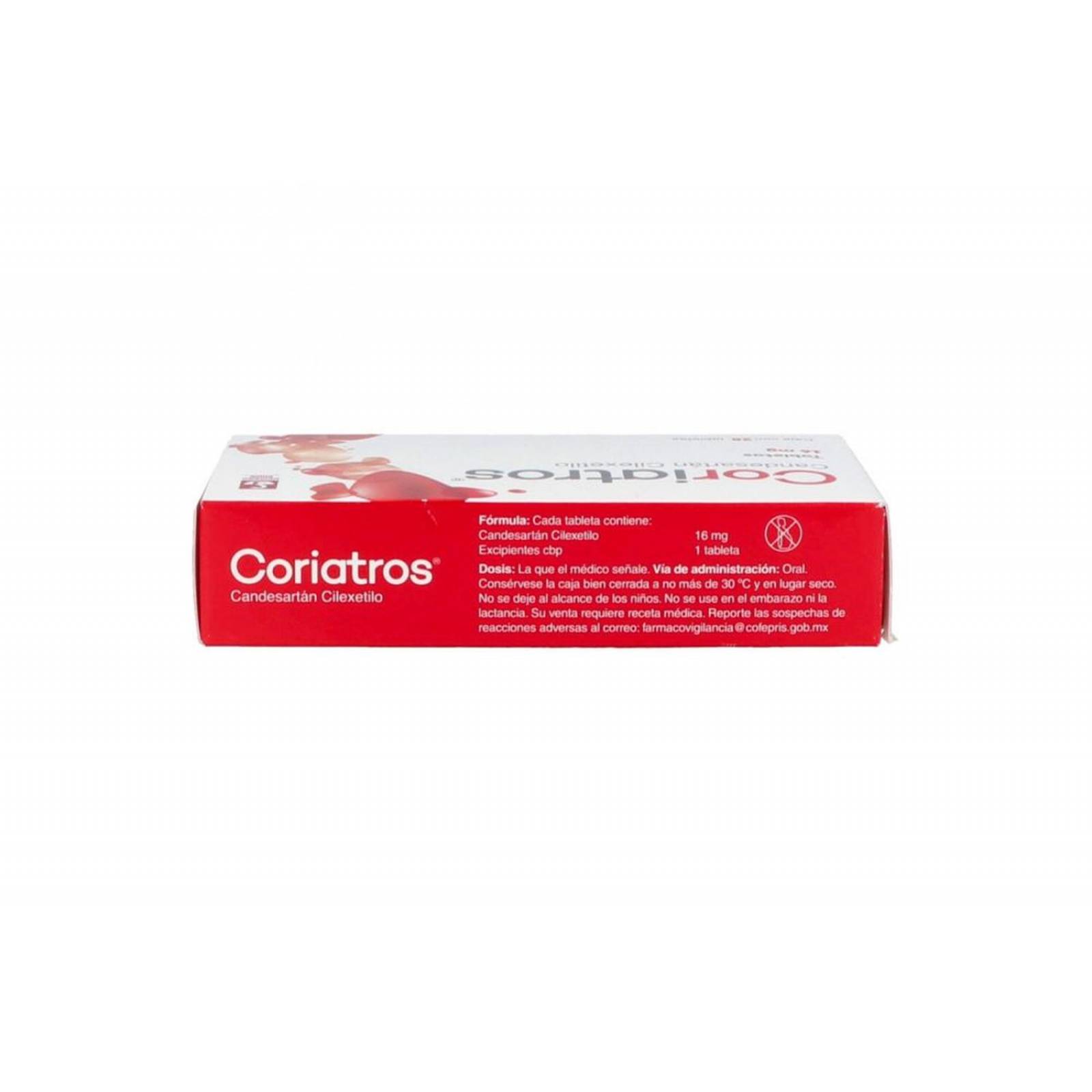 Coriatros 16 mg Caja Con 28 Tabletas 