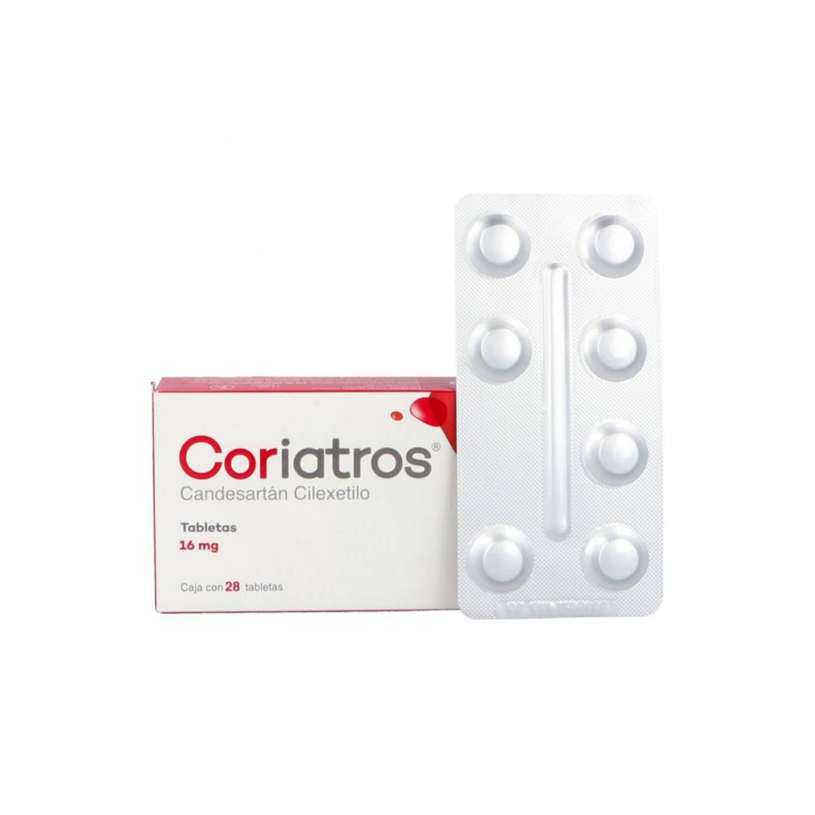 Coriatros 16 mg Caja Con 28 Tabletas 