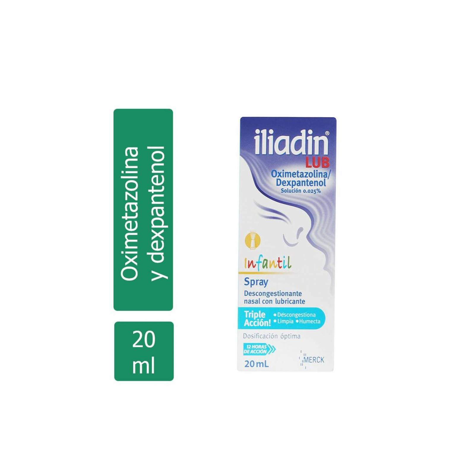Iliadin Lub Infantil 0.025% Caja Con Atomizador Con 20 mL 