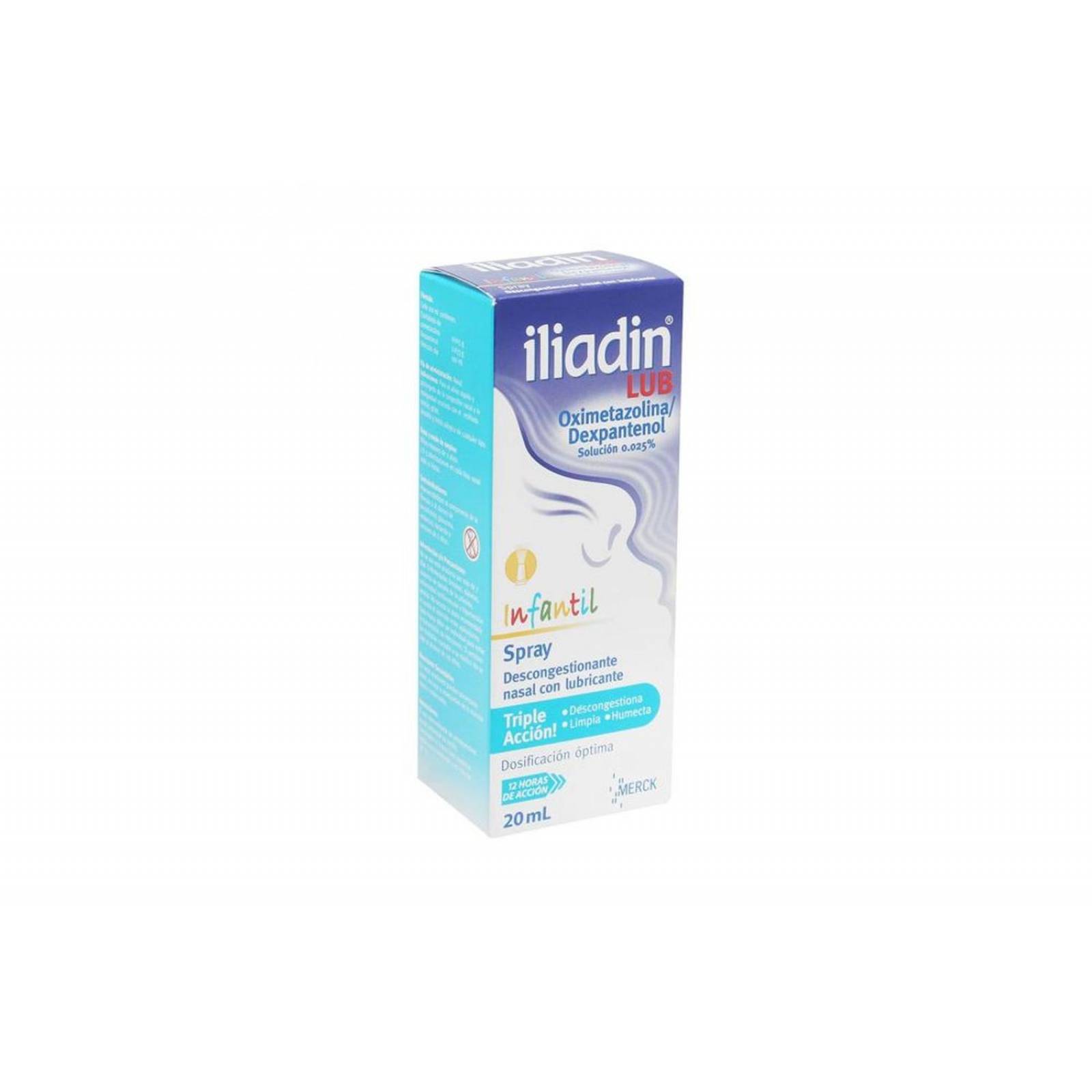 Iliadin Lub Infantil 0.025% Caja Con Atomizador Con 20 mL 