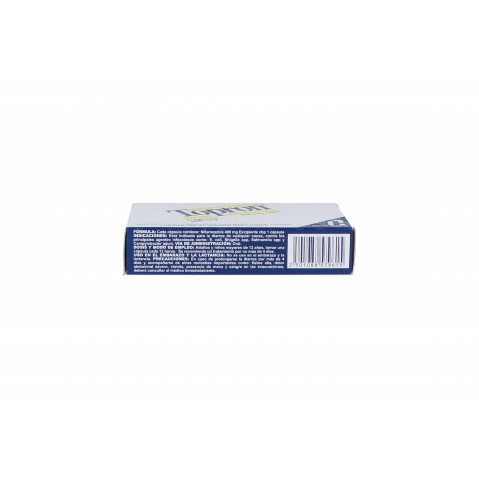 Topron 400 mg Caja Con 16 Cápsulas 
