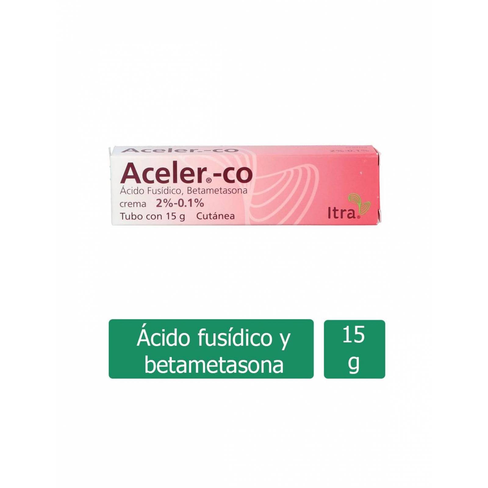 Aceler Co 2 % Crema Tubo Con 15 g 