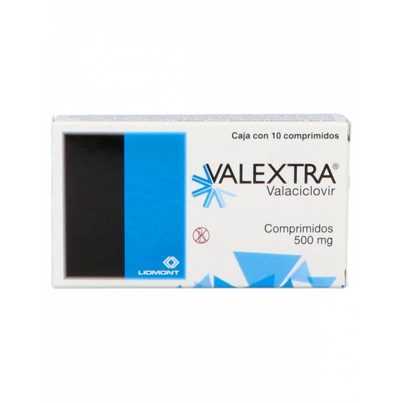 Valextra 500 mg Caja Con 10 Comprimidos 