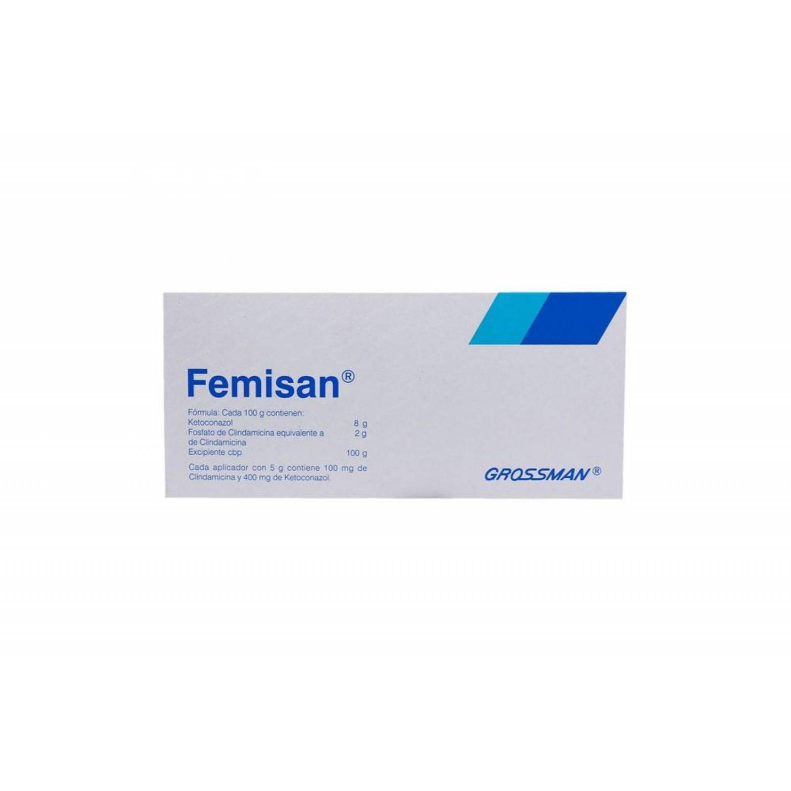 Femisan Crema Vaginal 400mg,100mg/5g Caja Con Tubo Con 30g 
