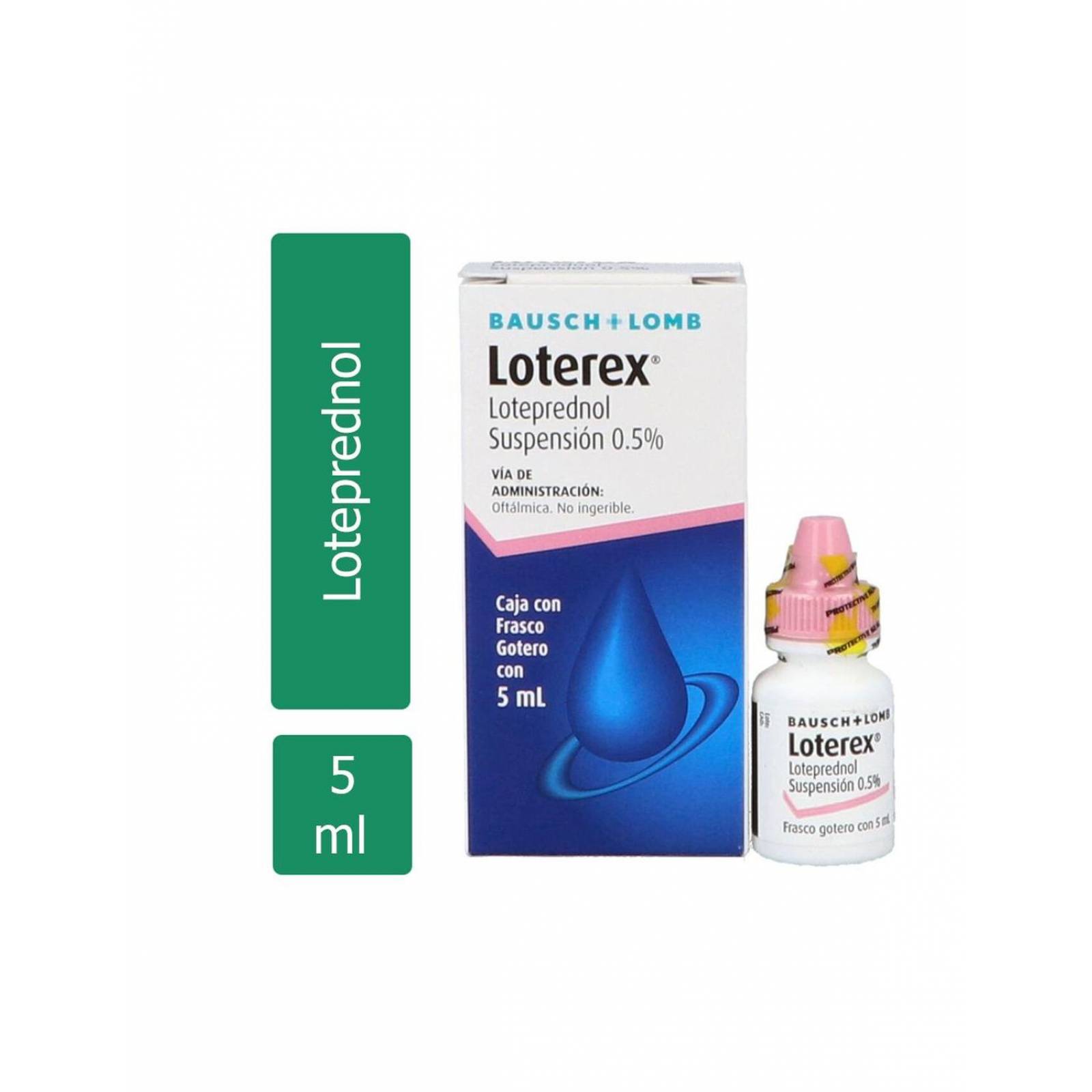Loterex 0.5 % Caja Con Frasco Gotero 5 mL 
