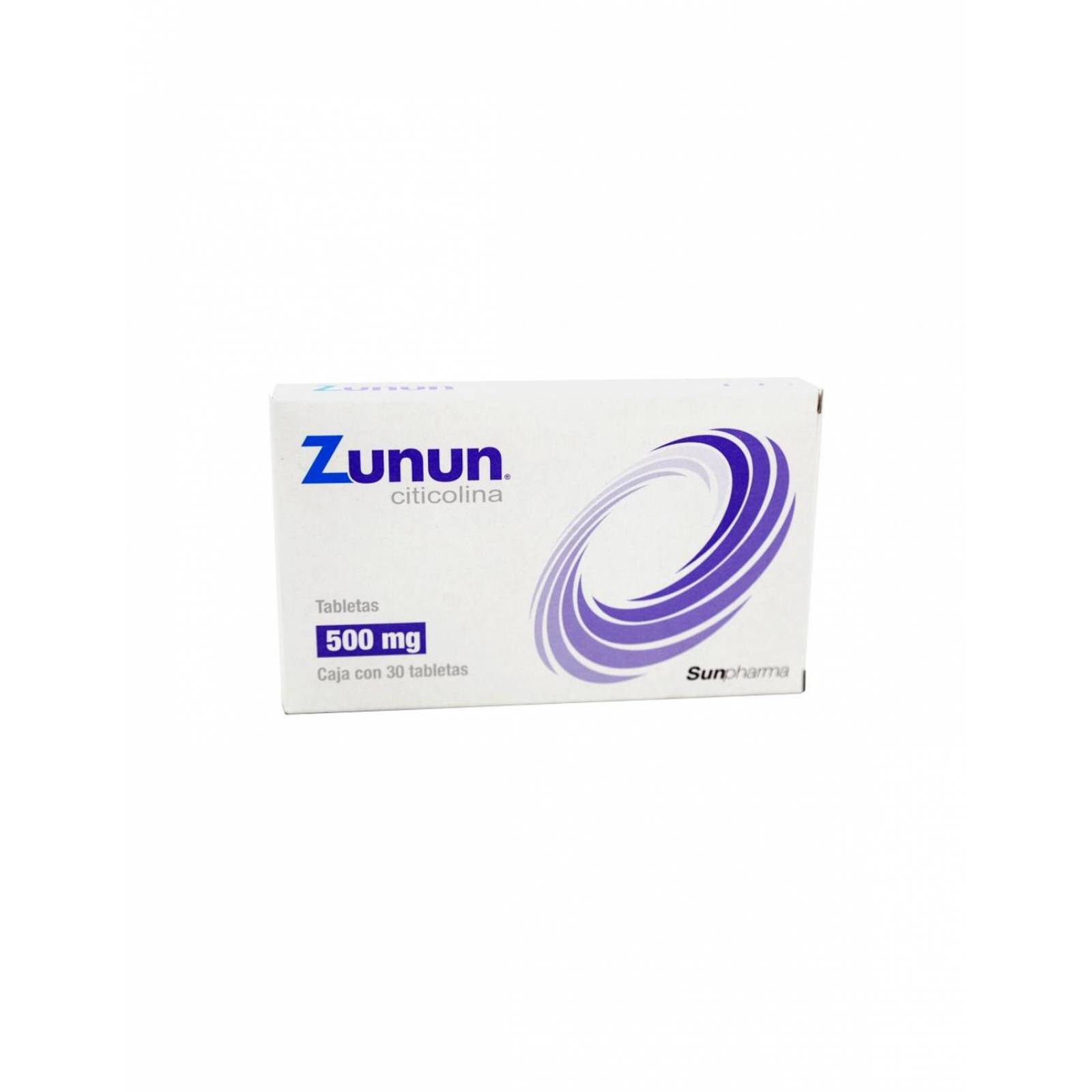 Zunun 500 mg Caja Con 30 Tabletas 
