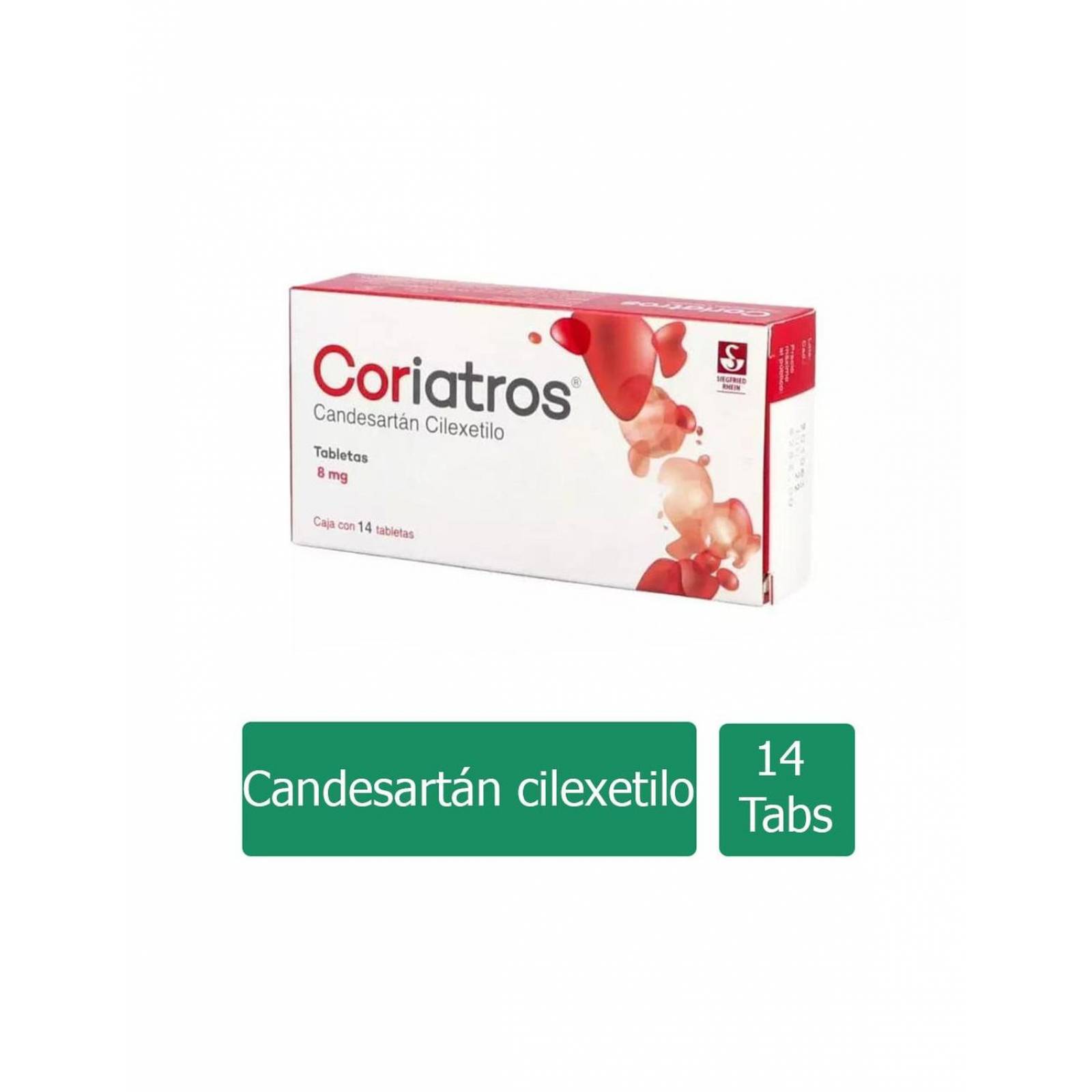 Coriatros 8 mg Caja Con 14 Tabletas 