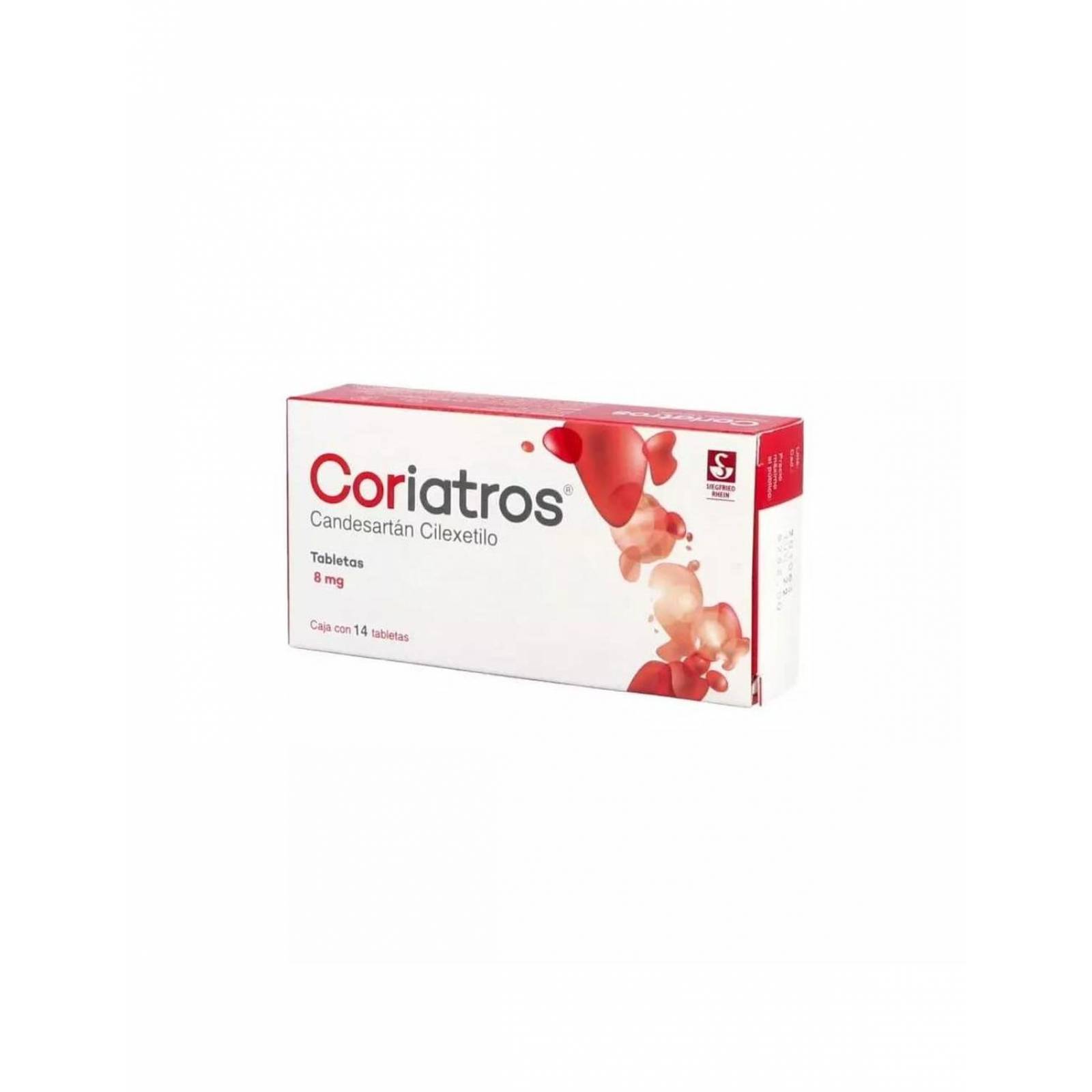 Coriatros 8 mg Caja Con 14 Tabletas 